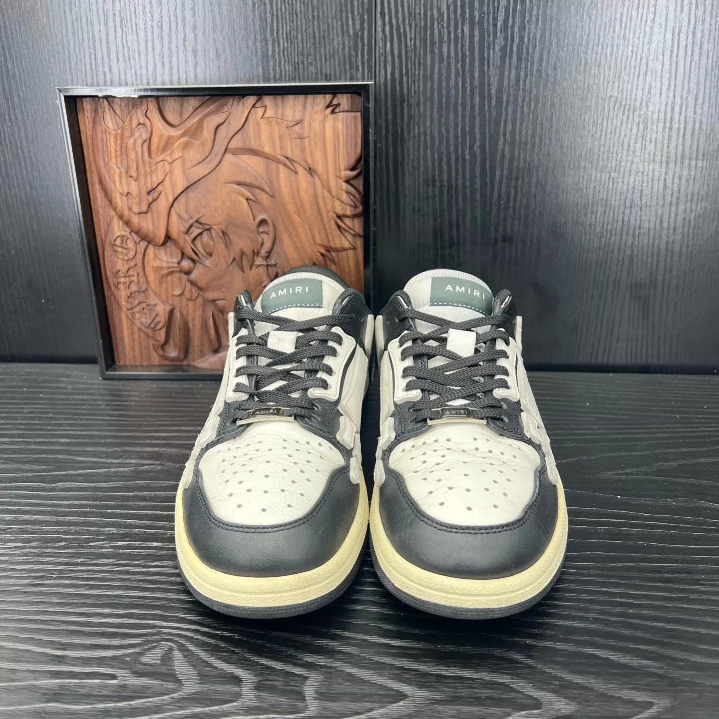 Amiri Amiri Black & White Bone Sneakers 40 New Size US 7 / EU 40 - 4 Thumbnail