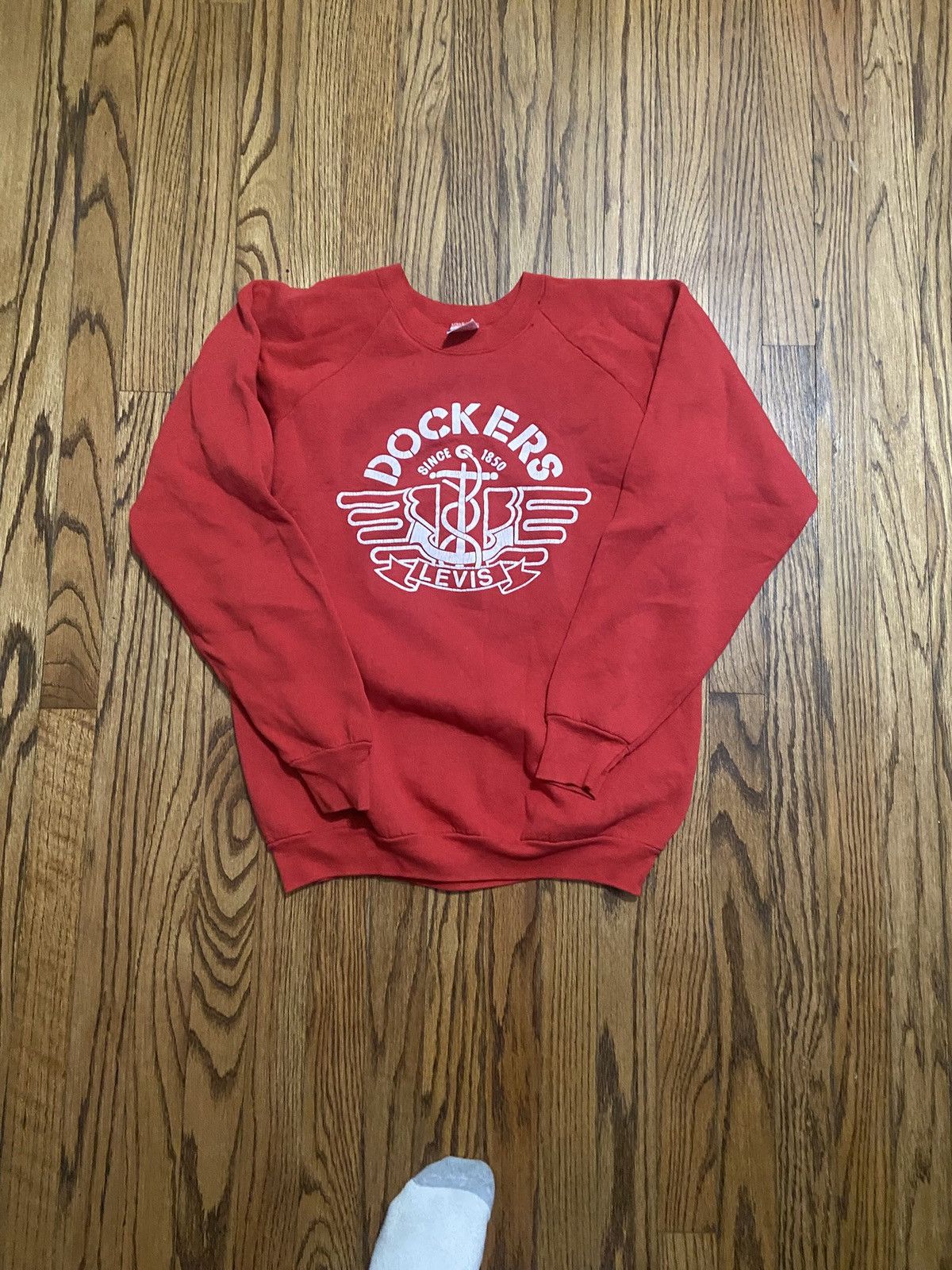 Dockers Vintage dockers levi crewneck Size US XL / EU 56 / 4 - 1 Thumbnail
