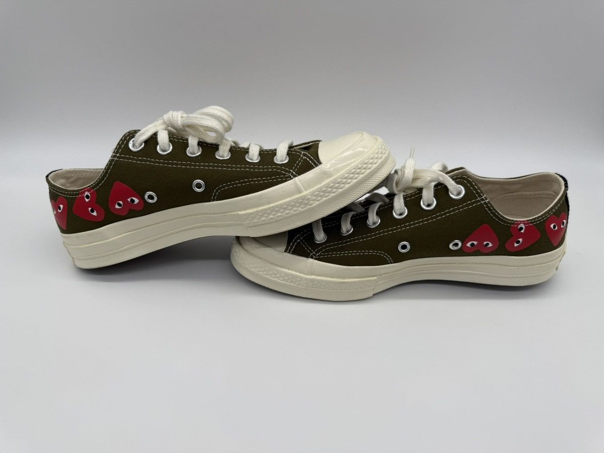 Comme des Garcons Converse Chuck 70 x Comme Des Garcons Green Heart Size 7 Size US 7 / EU 40 - 3 Thumbnail