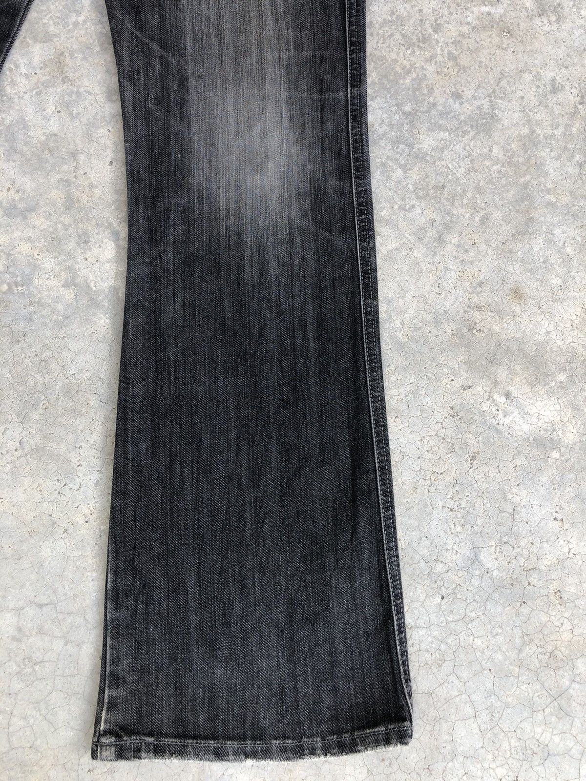 If Six Was Nine Y2k Wrangler Flared Jeans Distressed Jeans Size US 33 - 7 Thumbnail