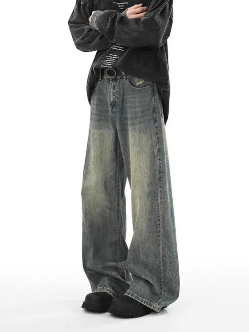 VIBE High street Y2K hip hop baggy wash jeans Size US 30 / EU 46 - 4 Thumbnail