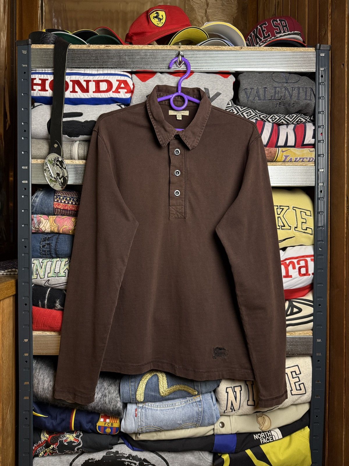 Burberry Burberry Longsleeve Polo Rugby Size US M / EU 48-50 / 2 - 1 Thumbnail