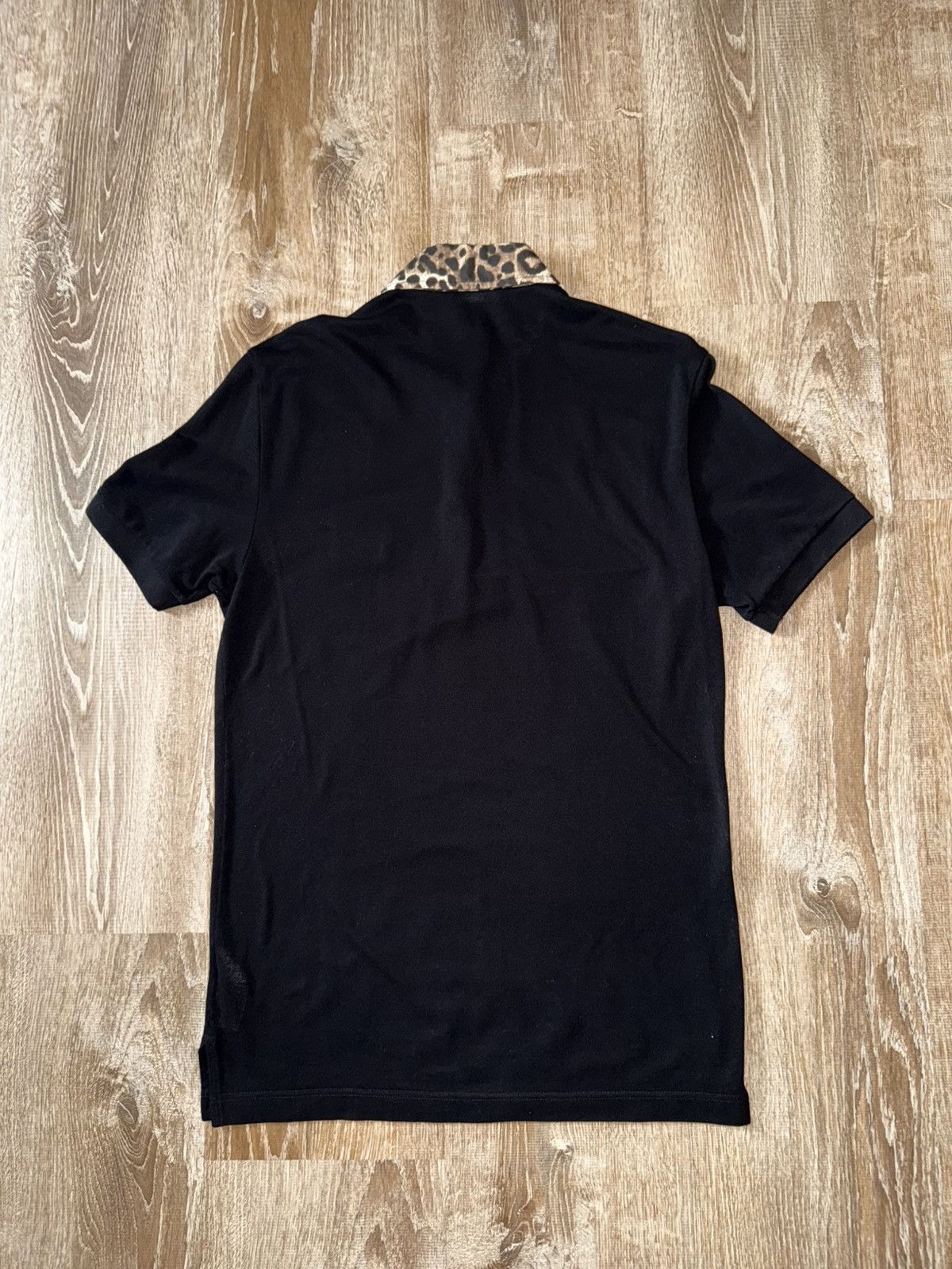 Dolce & Gabbana Dolce & Gabbana Leopard Print Collar Polo Size US S / EU 44-46 / 1 - 4 Thumbnail