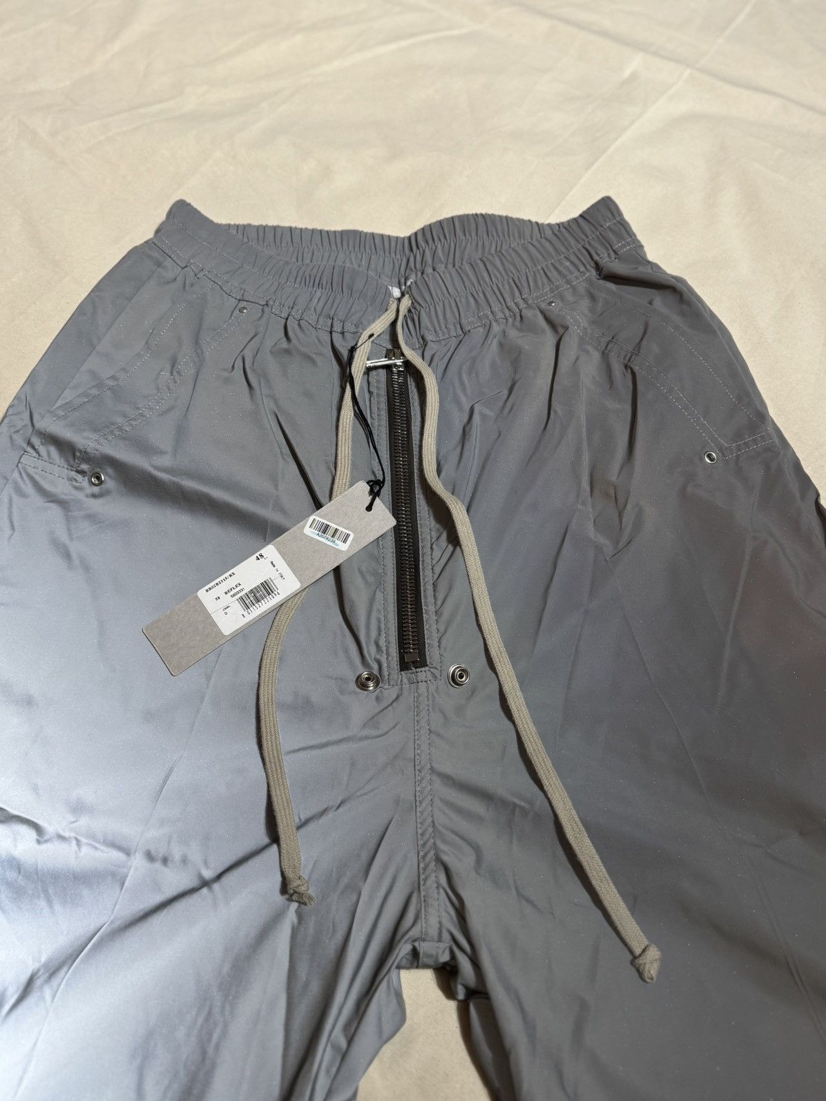 Rick Owens FW22 REFLECTIVE BELA TROUSERS WIDE LEG SKI PANTS Size US 32 / EU 48 - 5 Thumbnail