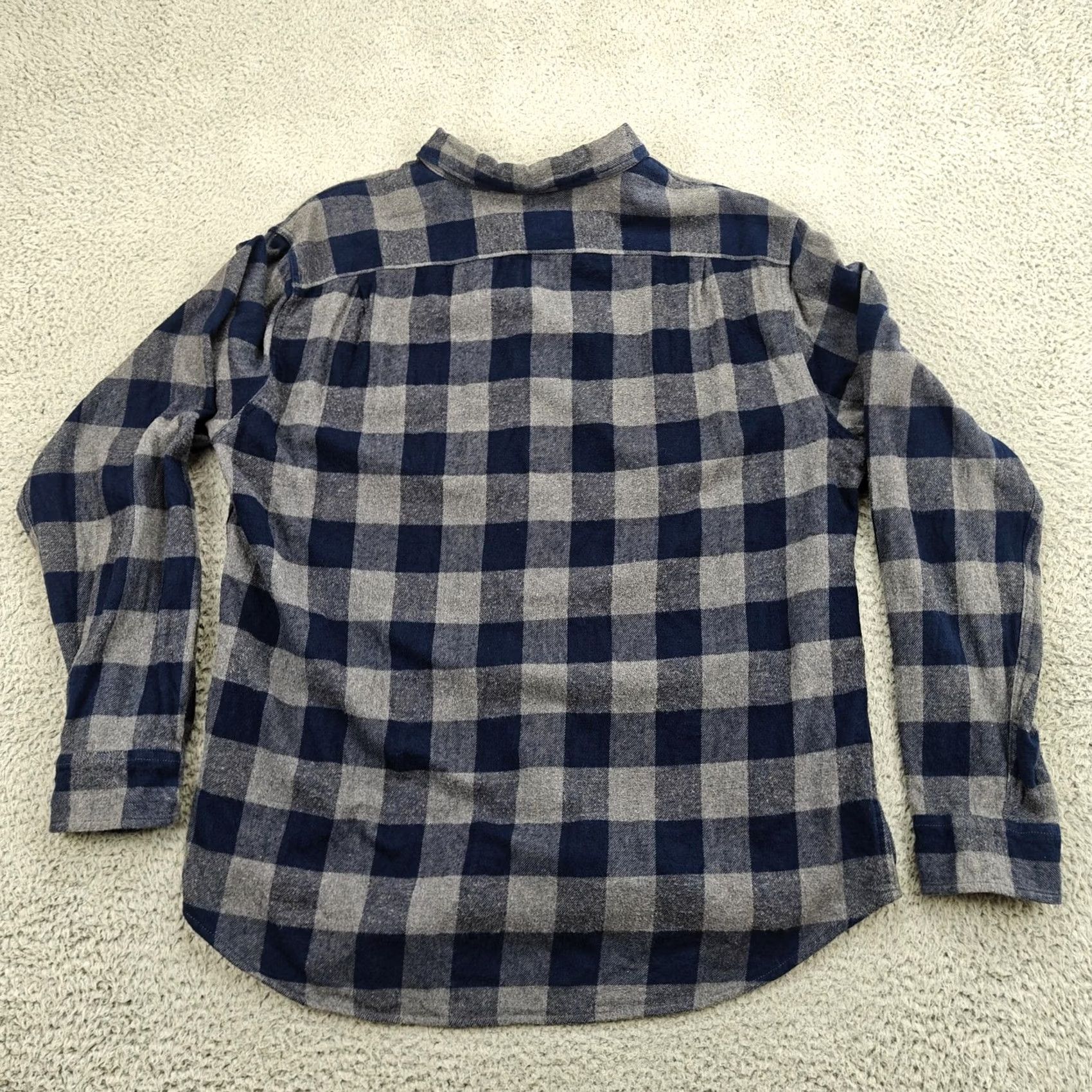 J.Crew J.CREW Shirt Mens Large Blue Plaid Slim Fit Long Sleeve Button-Up Size US L / EU 52-54 / 3 - 4 Thumbnail