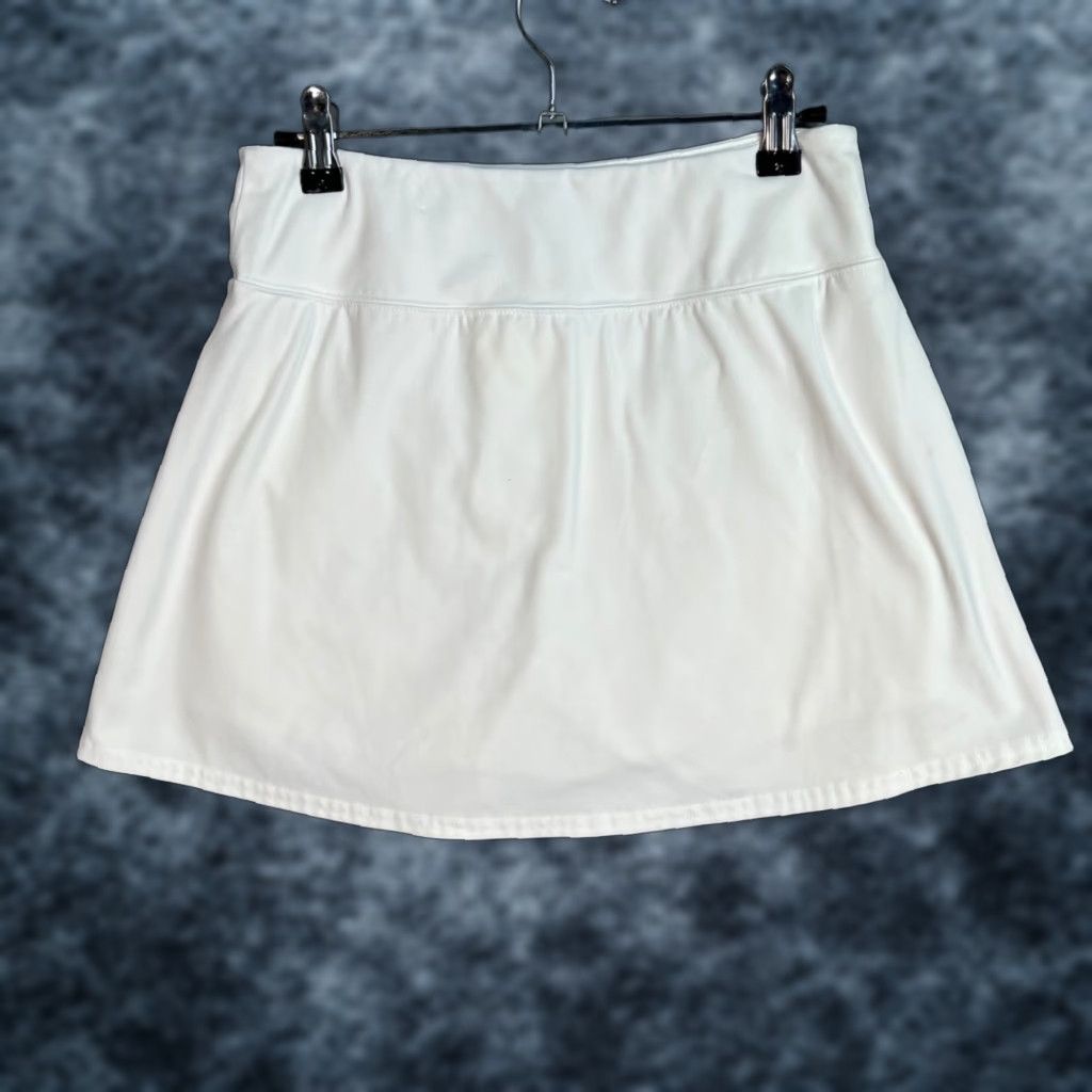 Vintage SO White The Sporty Tennis Skirt Womens Size Medium Athletic Activewear Shirt Size 32" / US 10 / IT 46 - 1 Thumbnail