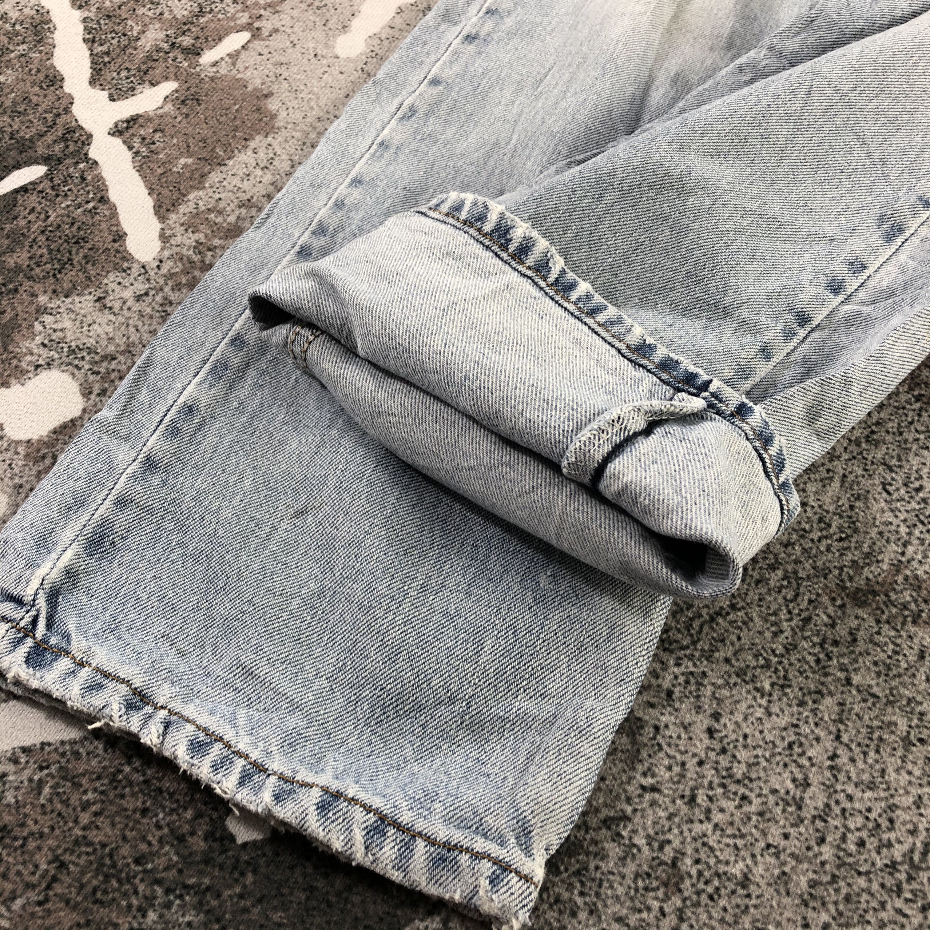 Levi's Vintage Levi's 505 Jeans Distress Regular Fit Denim KJ1435 Size US 34 / EU 50 - 7 Thumbnail