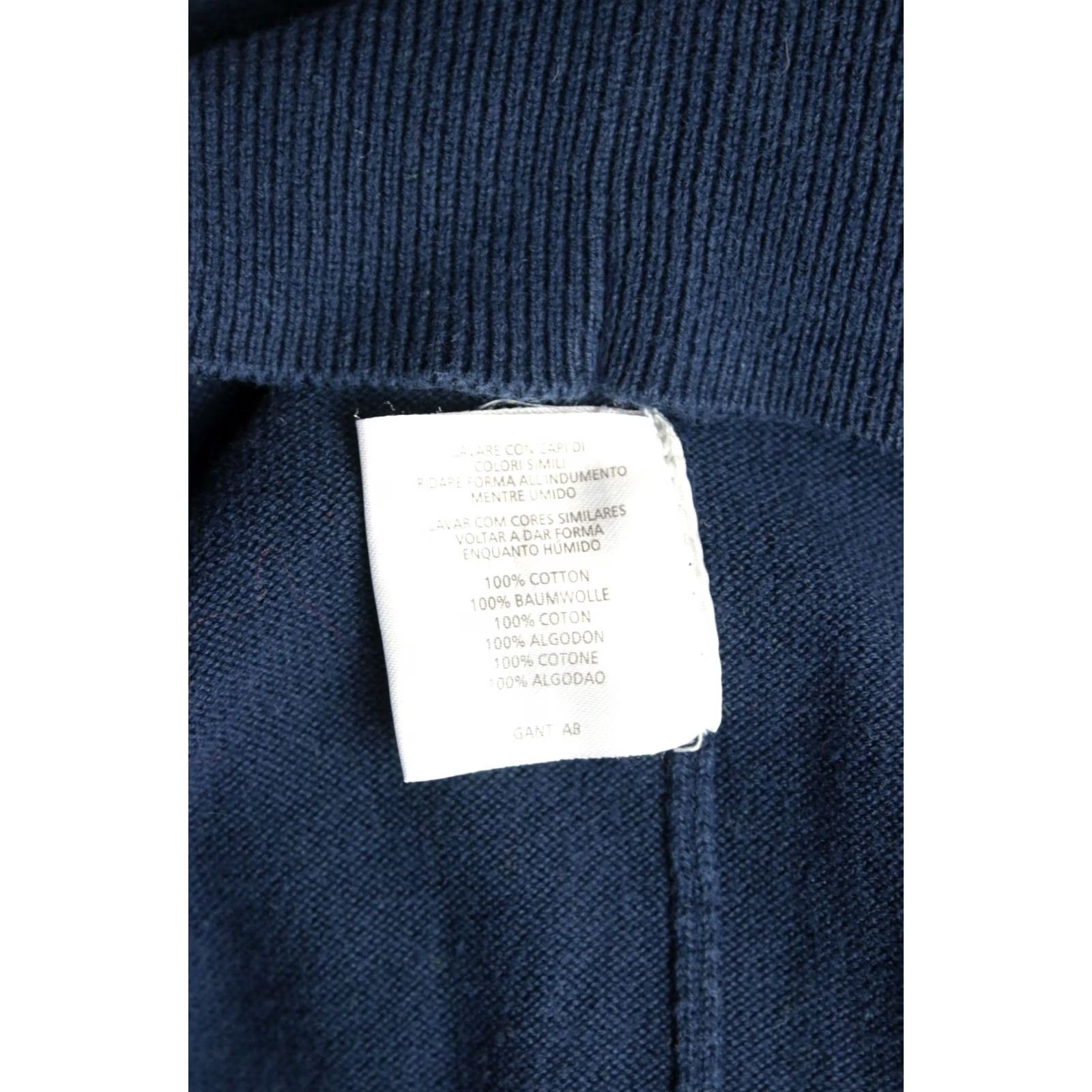 Gant GANT New Haven Jumper Men Large Pullover Striped Crew Neck Knitted Size US L / EU 52-54 / 3 - 6 Thumbnail