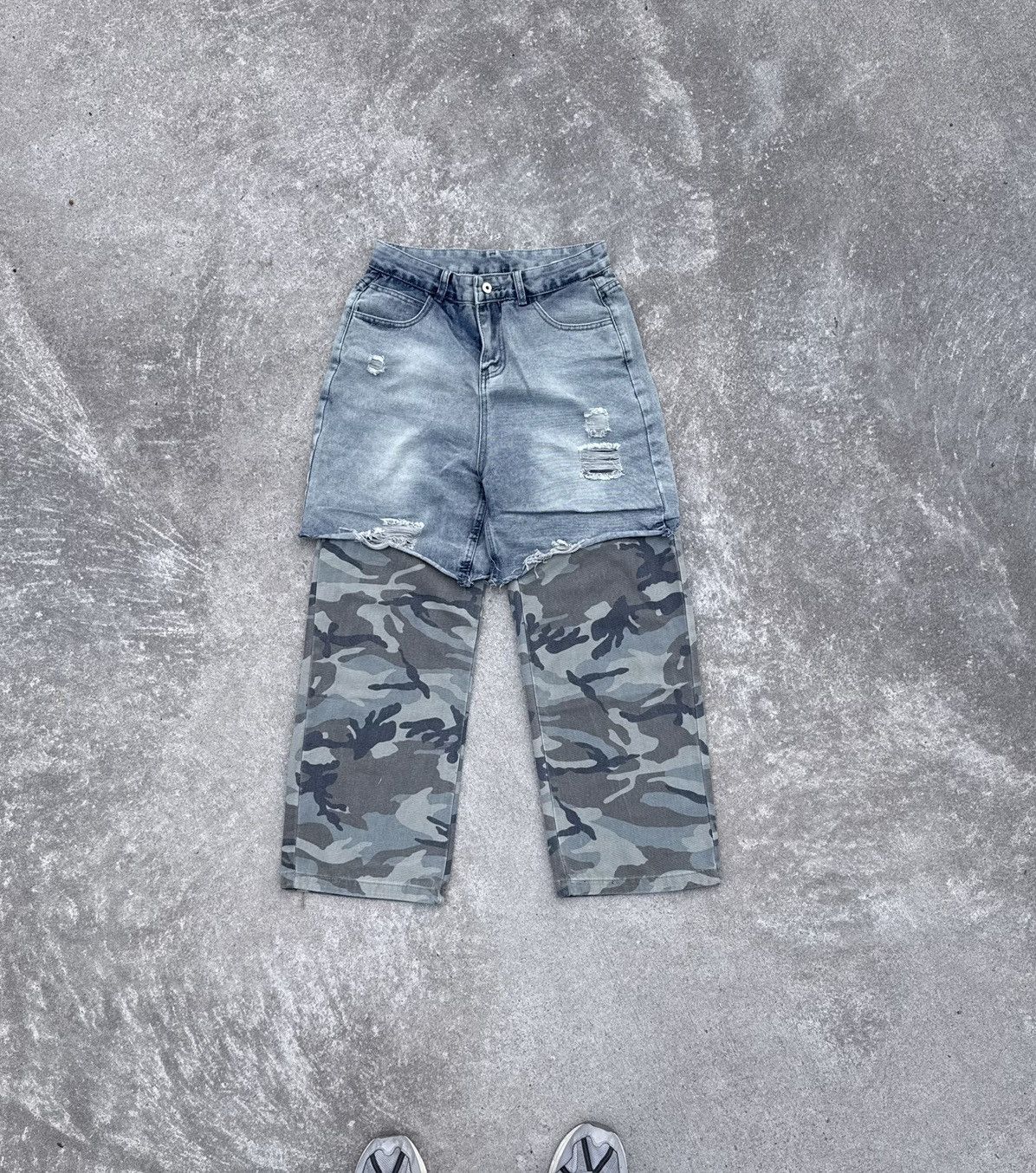 Japanese Brand Vintage Y2K streetwear track oversized Japan wide jeans Size US 30 / EU 46 - 6 Thumbnail
