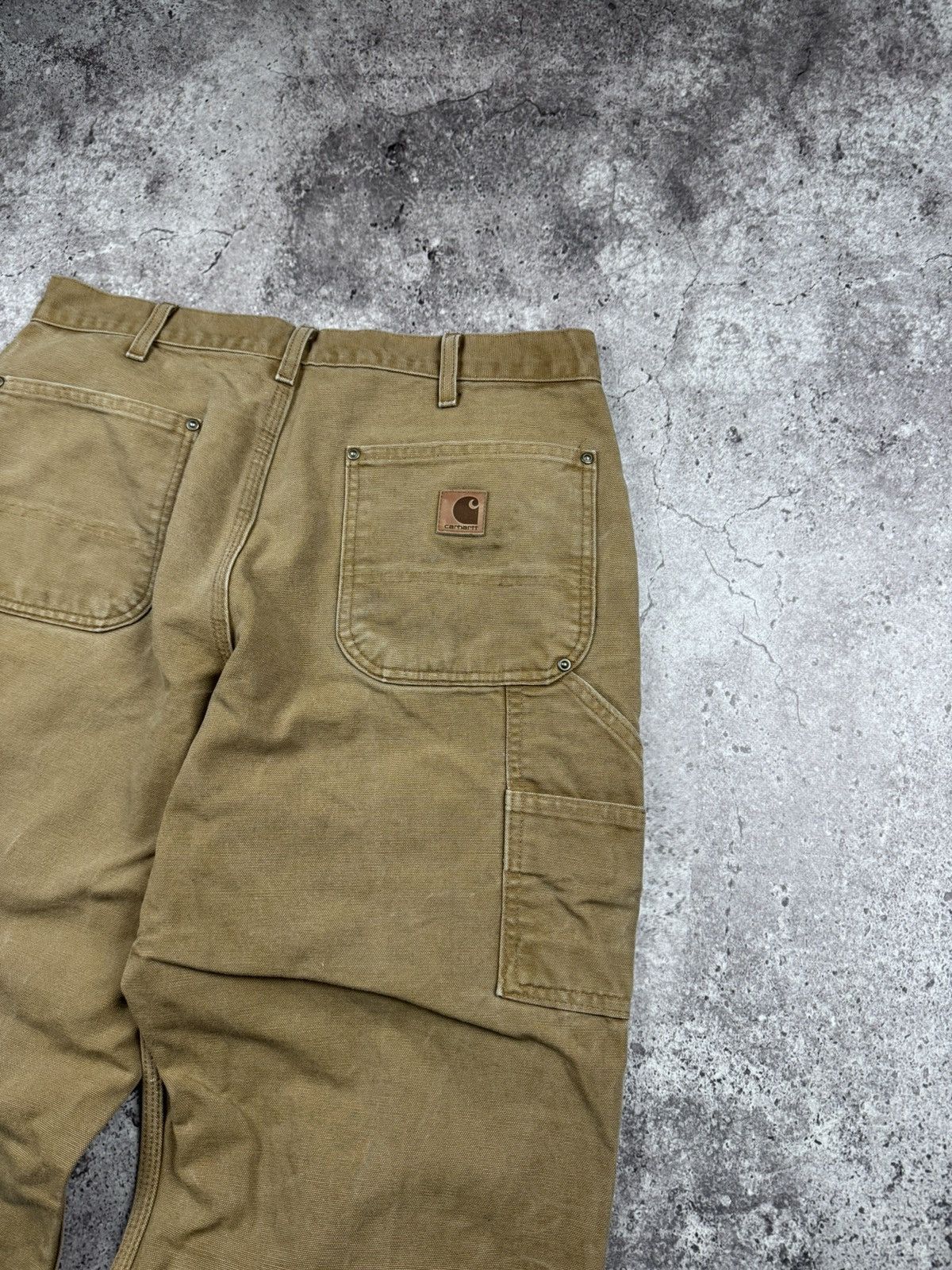 Carhartt 🟤Crazy Baggy Vintage Carhartt Double knee pants WorkWear🟤 Size US 36 / EU 52 - 16 Thumbnail
