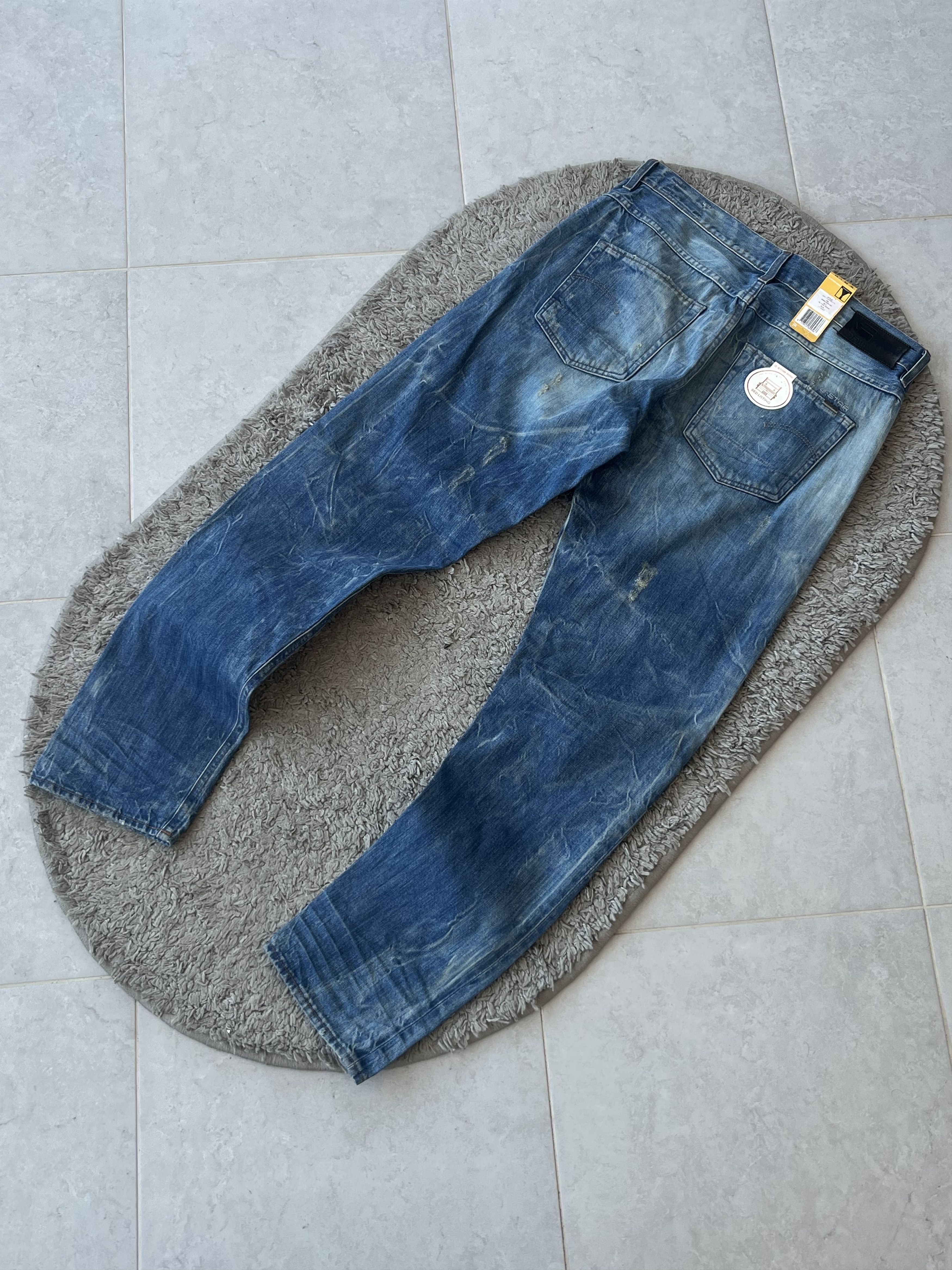 G-Star G-STAR RAW 3301 Jeans MADE IN ITALY Blue Color size 29x34 Size US 29 - 4 Thumbnail