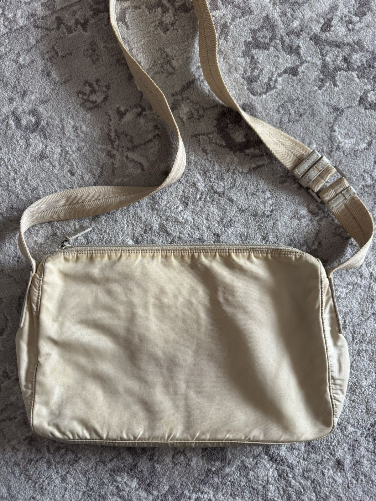 Prada Prada Vintage Messenger Bag | Beige Size ONE SIZE - 10 Thumbnail