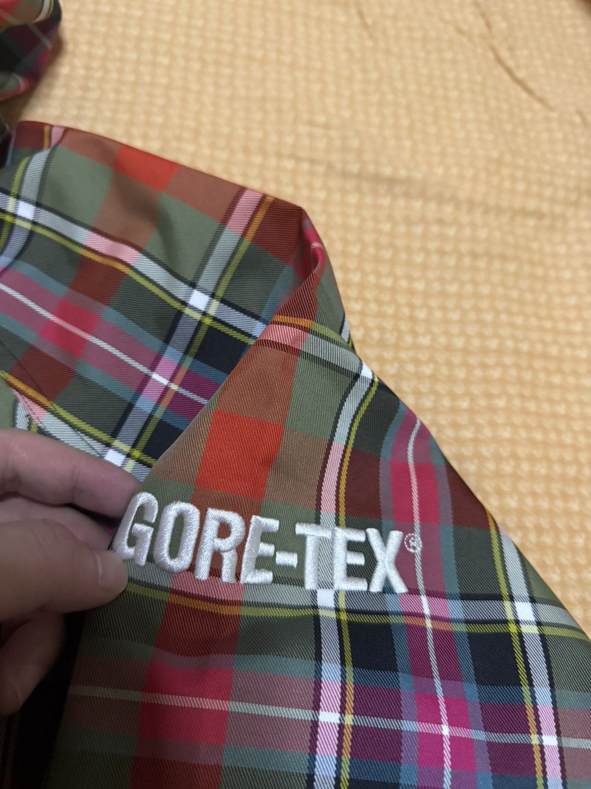 Supreme Supreme gore tex hooded Harrington jacket Olive plaid Size US XL / EU 56 / 4 - 2 Thumbnail