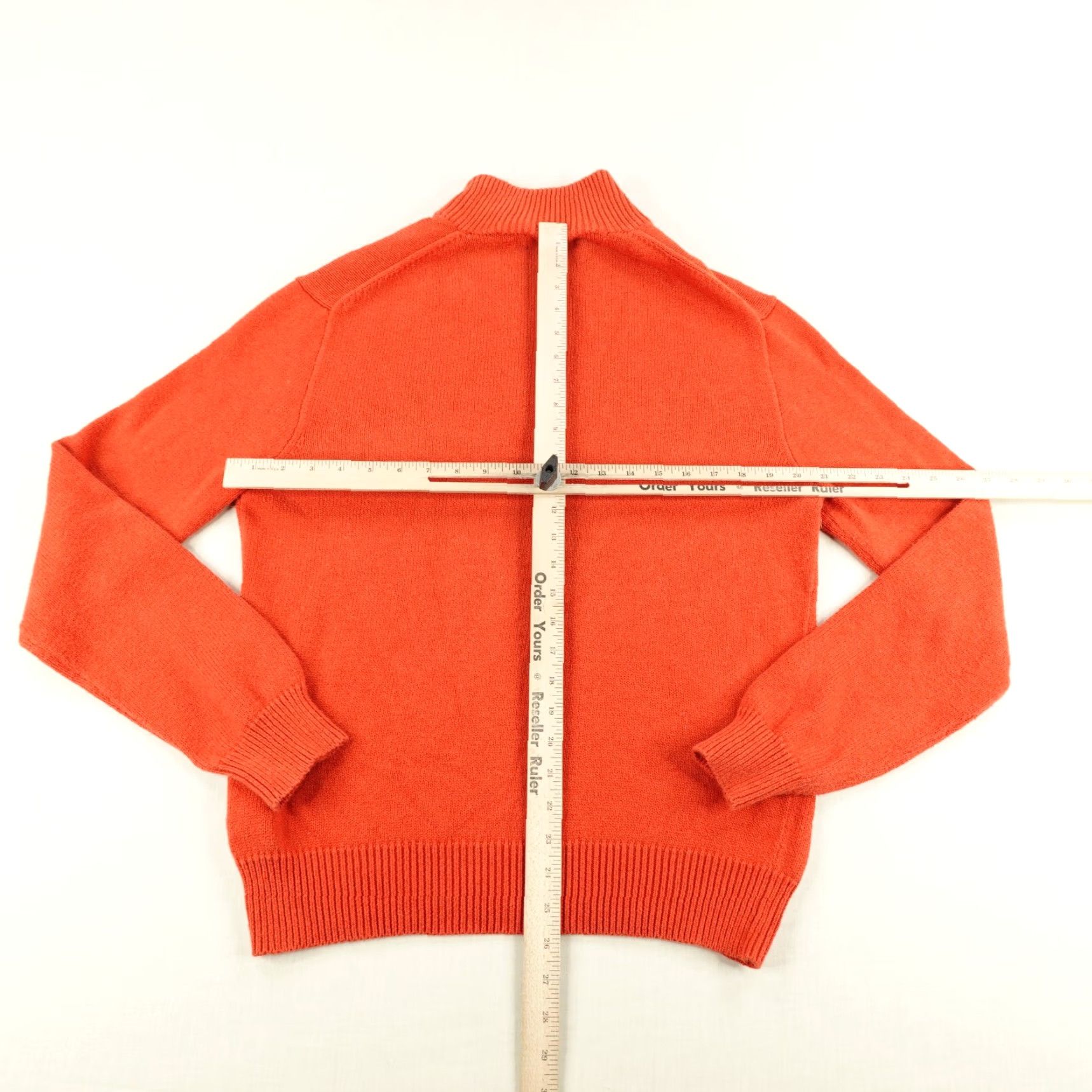 Polo Ralph Lauren VINTAGE Polo Ralph Lauren Sweater Shirt Mens S Orange 1/4 Zip Pullover Pony Logo Cotton Knit Mock Neck Classic Outdoor Modern Fit Mens Size US S / EU 44-46 / 1 - 6 Thumbnail