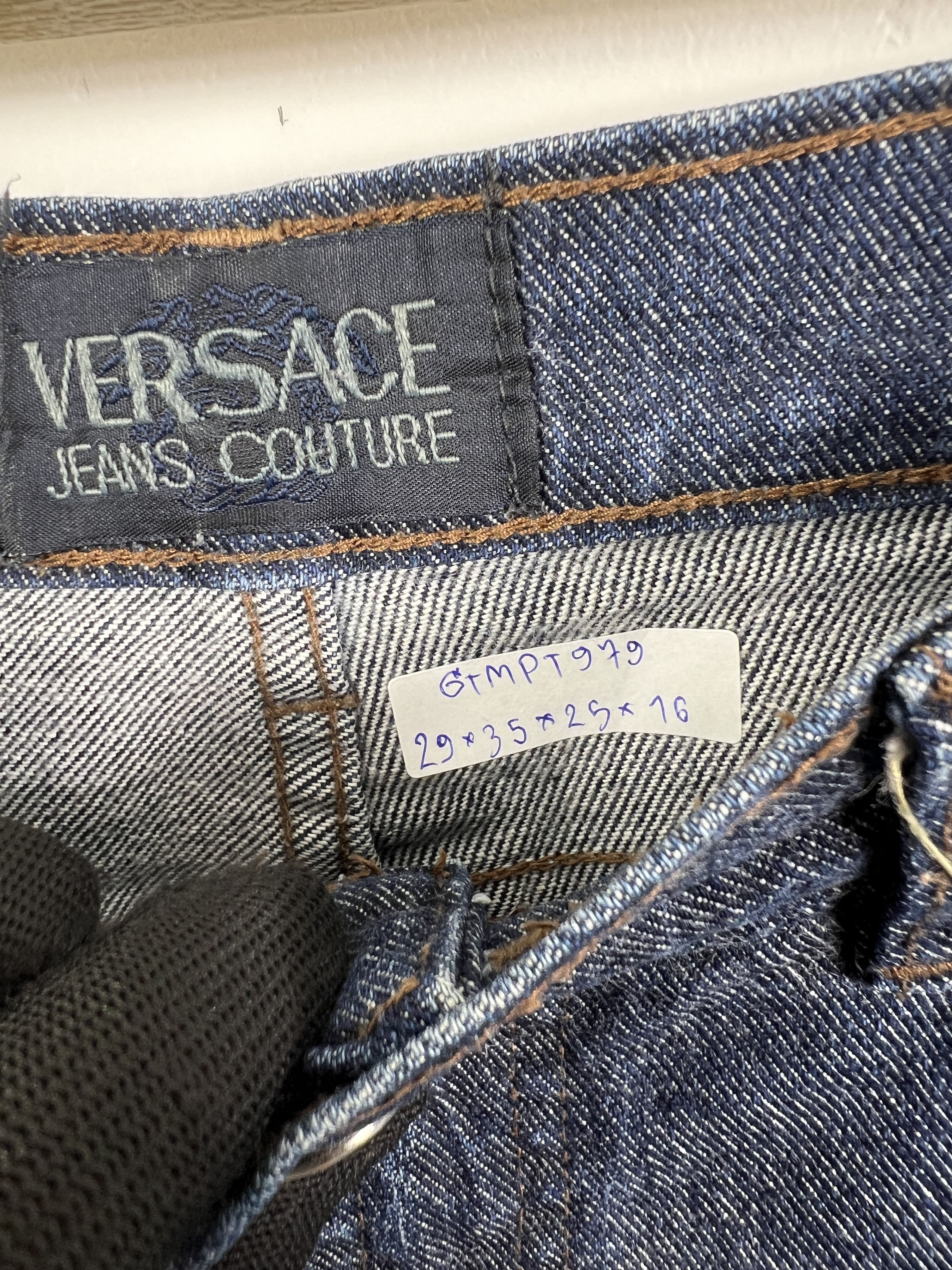 Versace VERSACE Jeans Couture Capri Denim GTMPT979 Size 29" - 3 Thumbnail