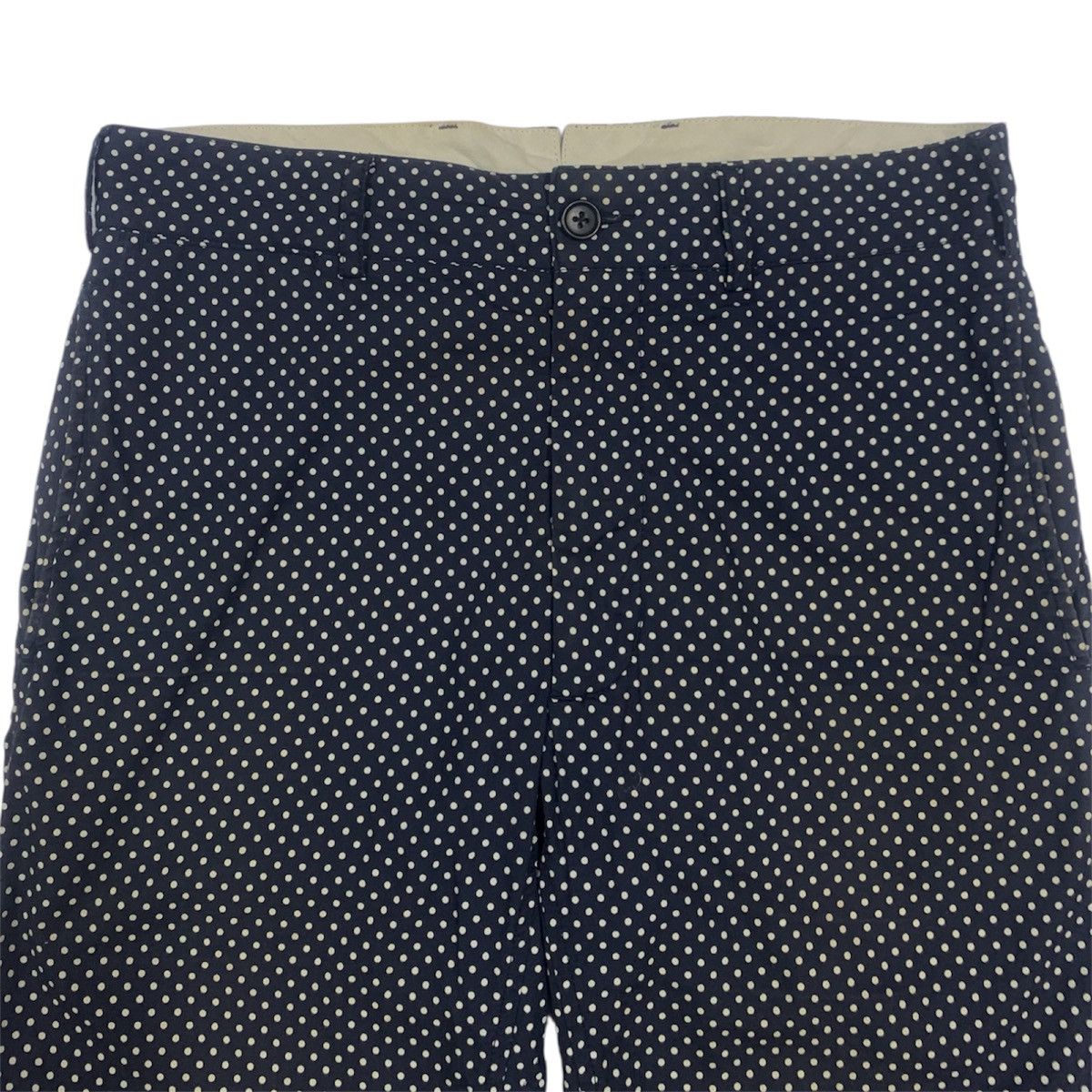 Engineered Garments Polka Dot Buckleback Navy Short Pants Size US 30 / EU 46 - 2 Thumbnail