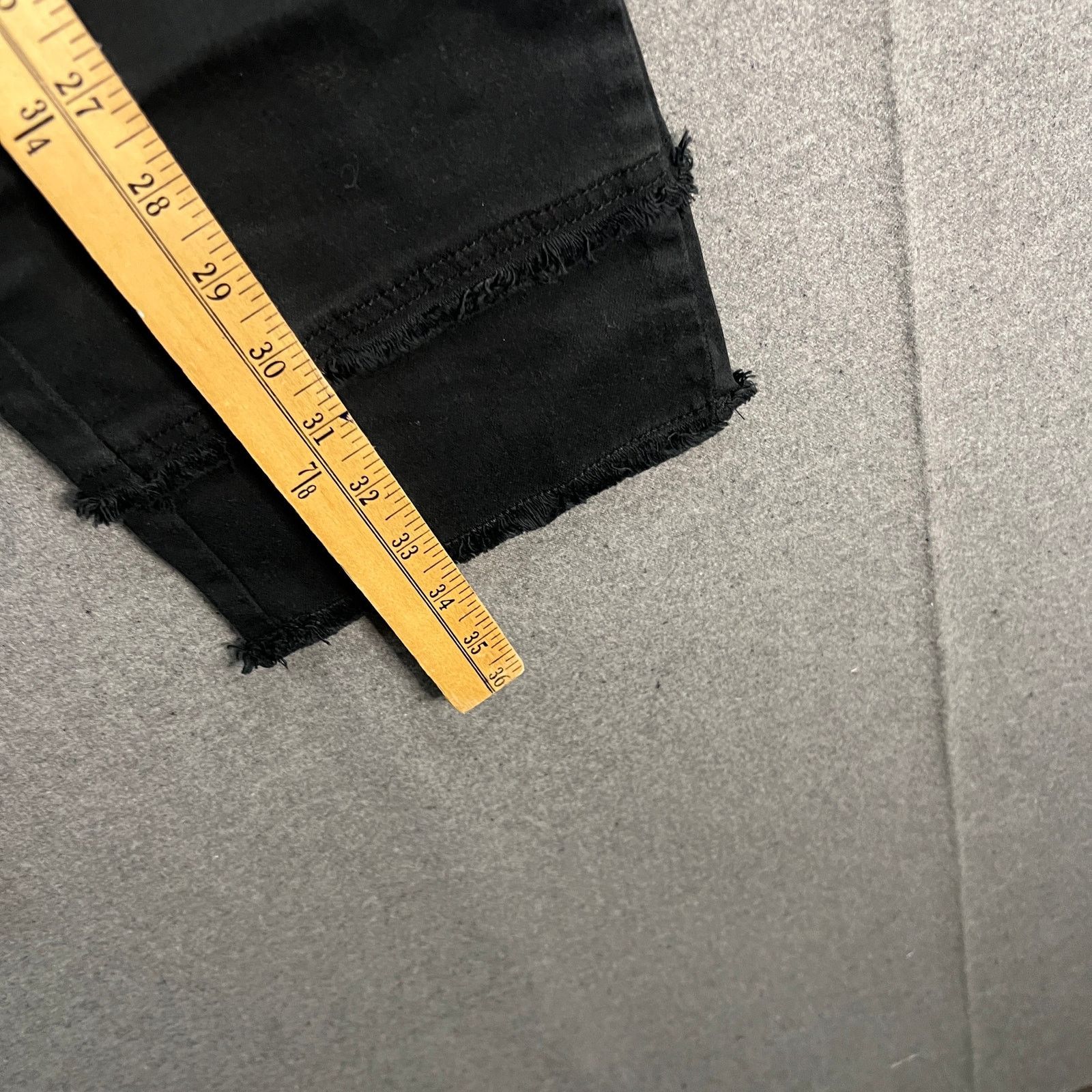 Other Belle By Kim Gravel TripleLuxe Reg Twill Cropped Str Size 32" / US 10 / IT 46 - 7 Thumbnail