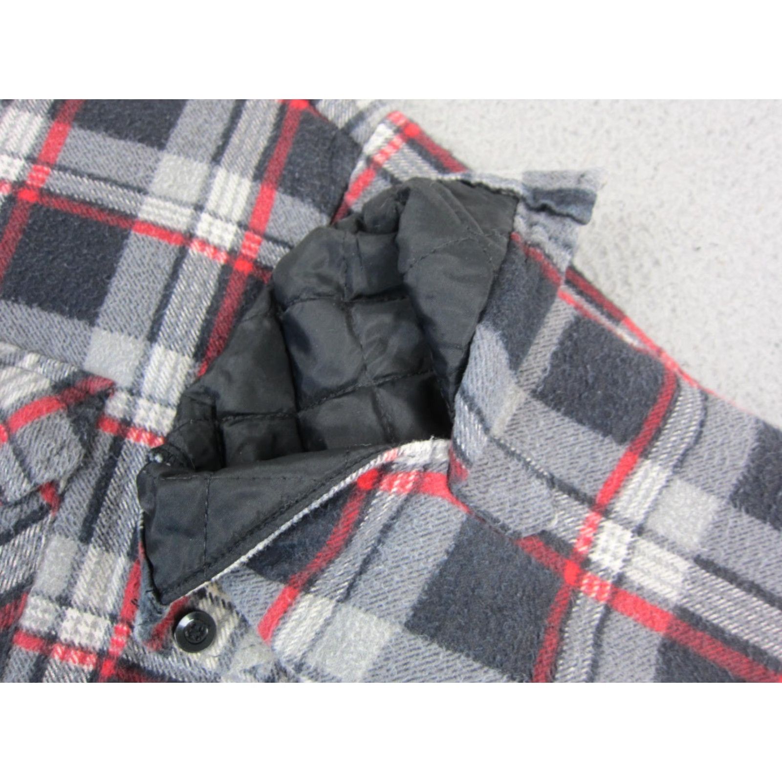 Wrangler VINTAGE Wrangler Shirt Mens L Black Plaid Quilted Lined Flannel Button-Up Top Size US L / EU 52-54 / 3 - 4 Thumbnail