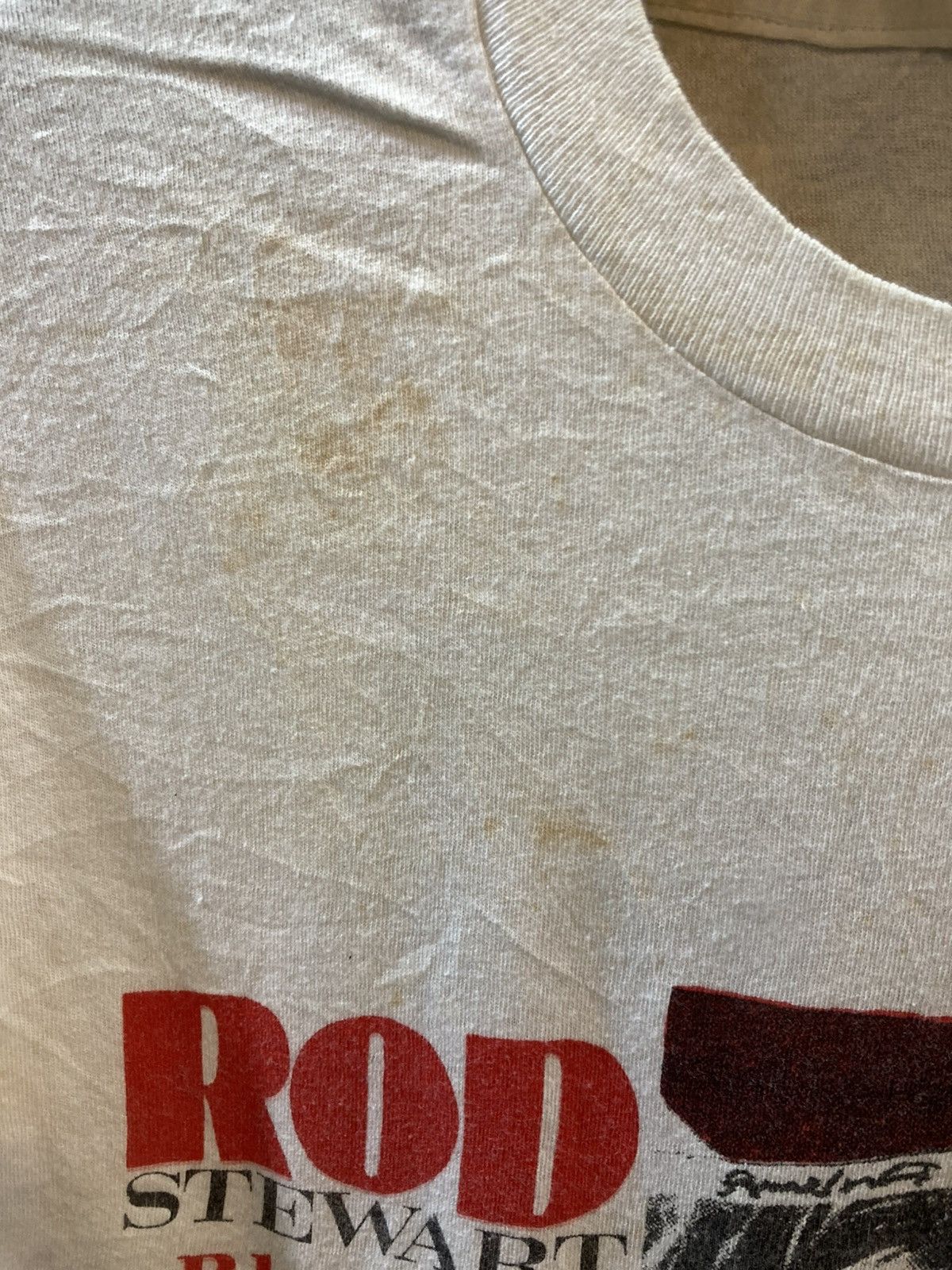 Band Tees Rod Stewart 1991’s Size US M / EU 48-50 / 2 - 3 Thumbnail