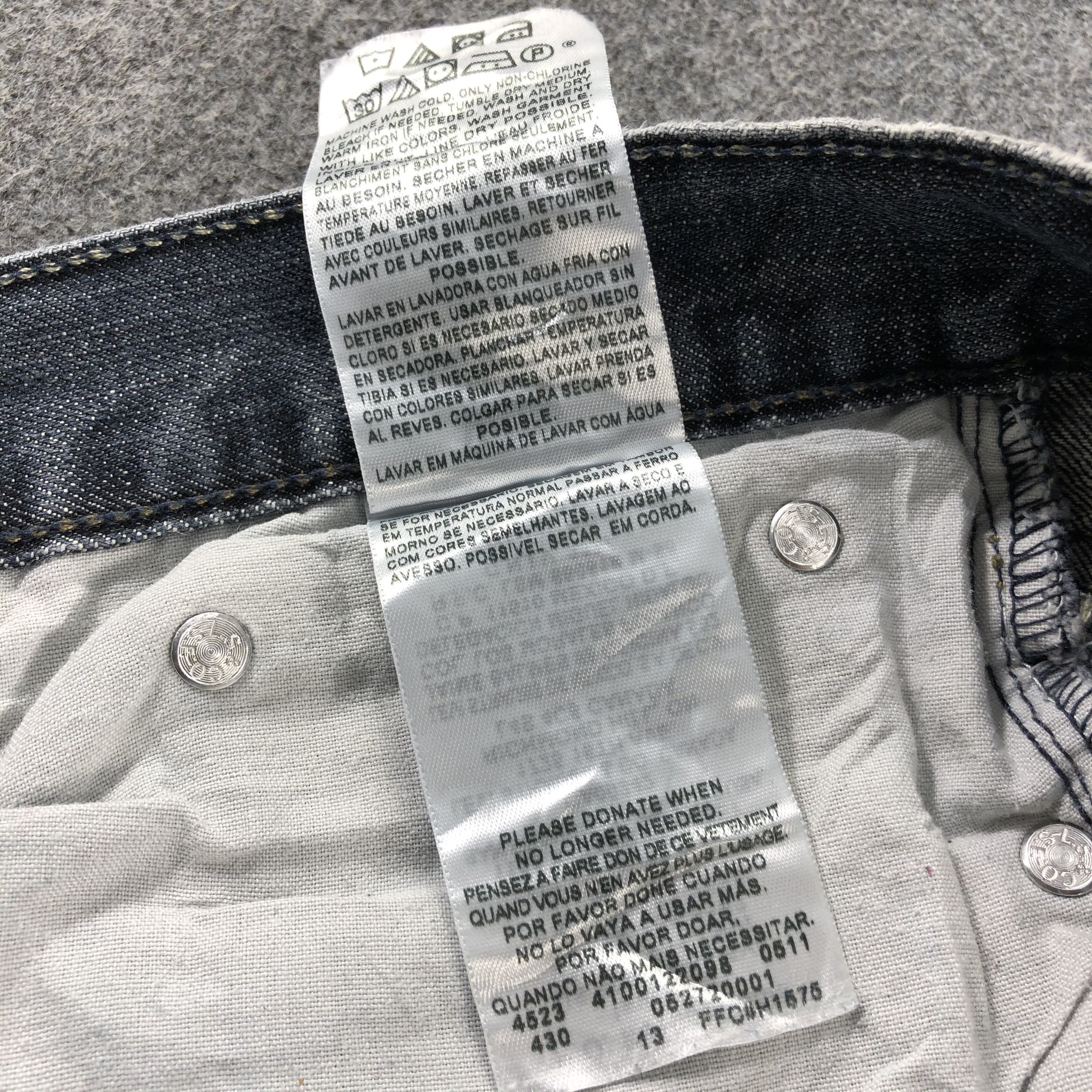 Levi's Vintage Faded Black Levis 527 Flare Jeans-J2307 Size US 34 / EU 50 - 12 Thumbnail