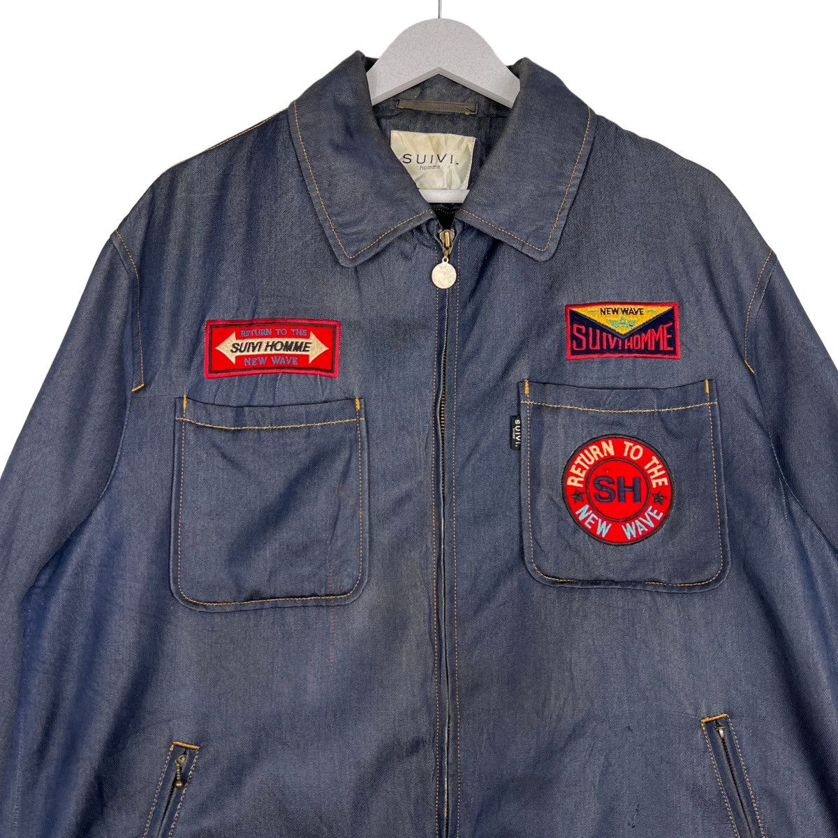 Vintage 🔥 SUIVI HOMME PATCHES BLOUSON JACKET Size US M / EU 48-50 / 2 - 3 Thumbnail