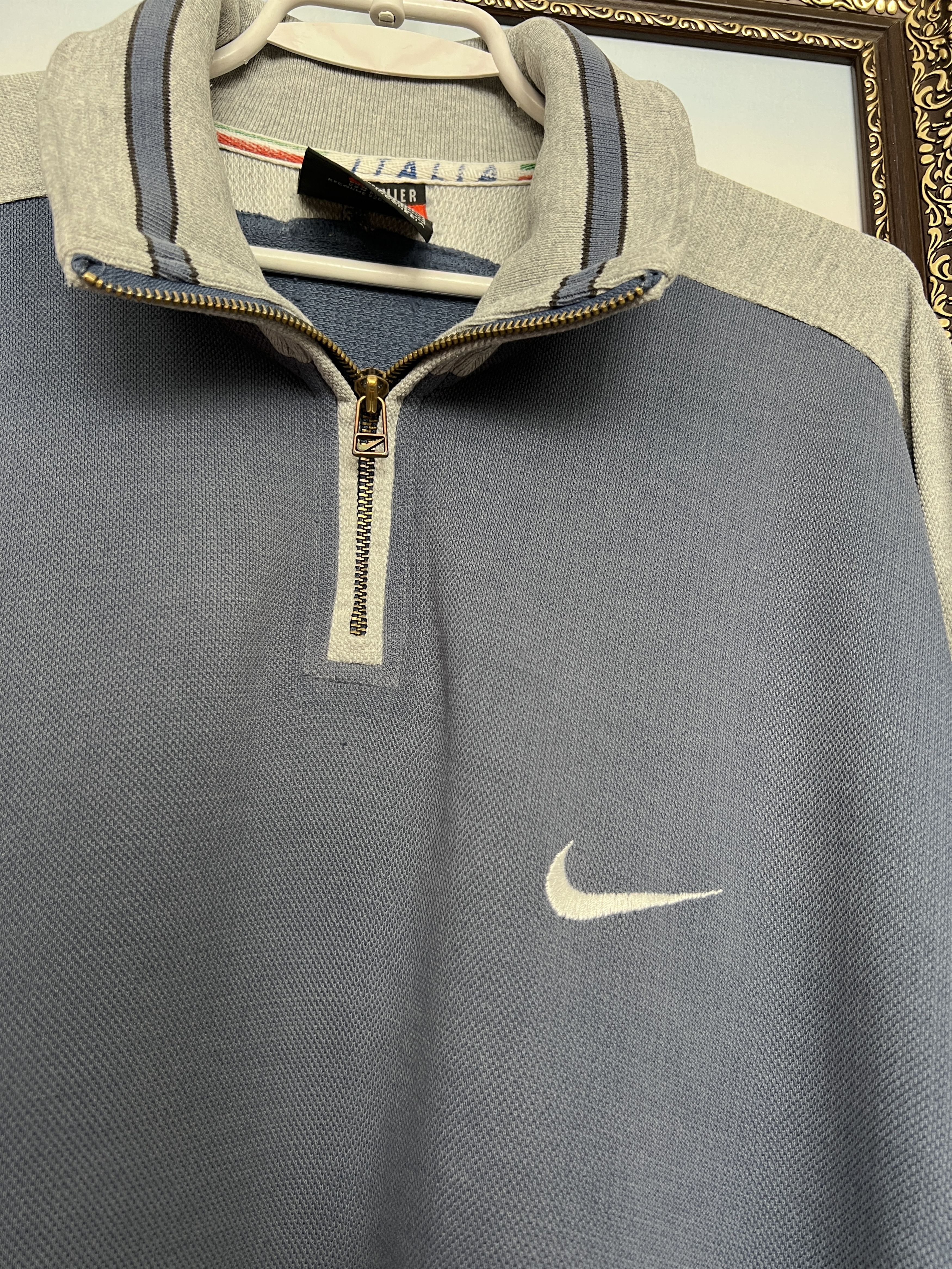 Nike Vintage 90's Nike Italy Football Sweatshirt Soccer Track Top Size US L / EU 52-54 / 3 - 3 Thumbnail