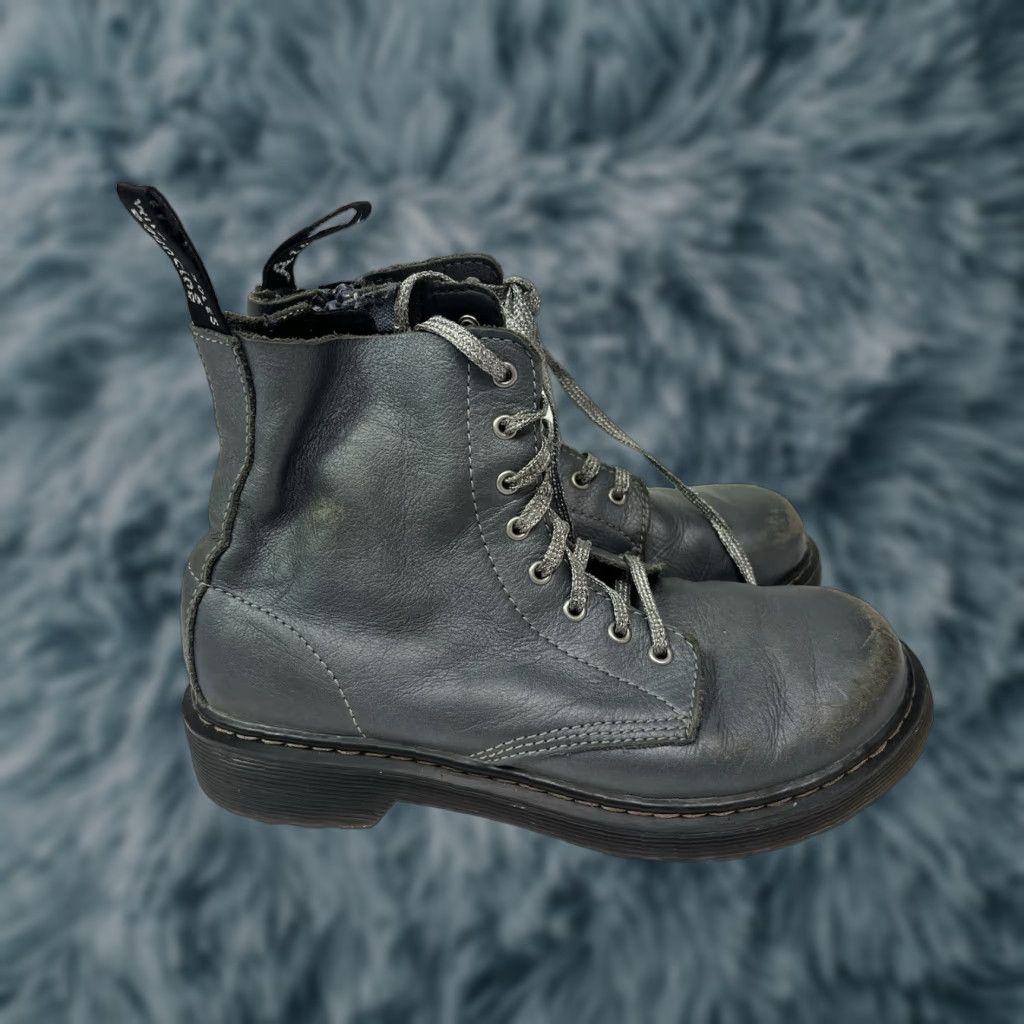 Dr. Martens Dr Martens Pascal 1460 Gray Ankle Boots Women’s 5 Size US 5.5 / IT 35.5 - 1 Thumbnail