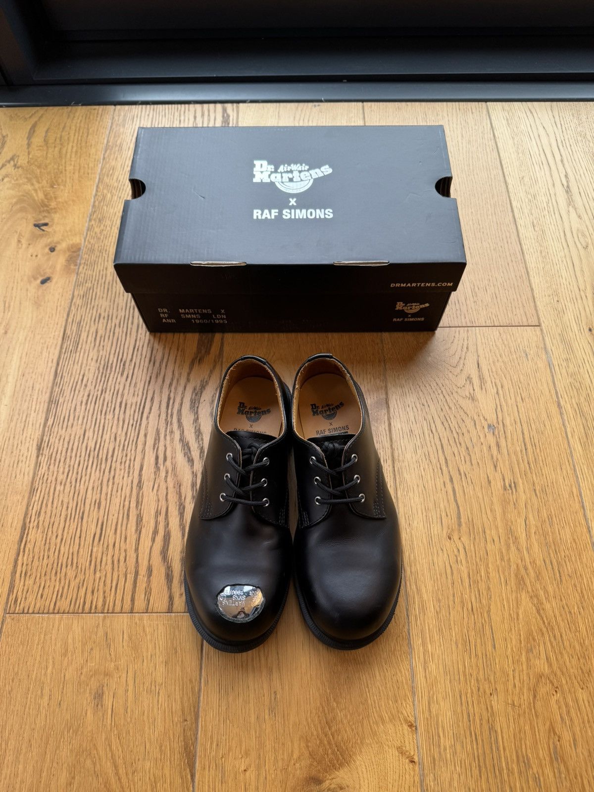 Raf Simons Raf Simons Dr Martens Asymmetric cut out steel toe derby Size US 7 / IT 37 - 5 Thumbnail