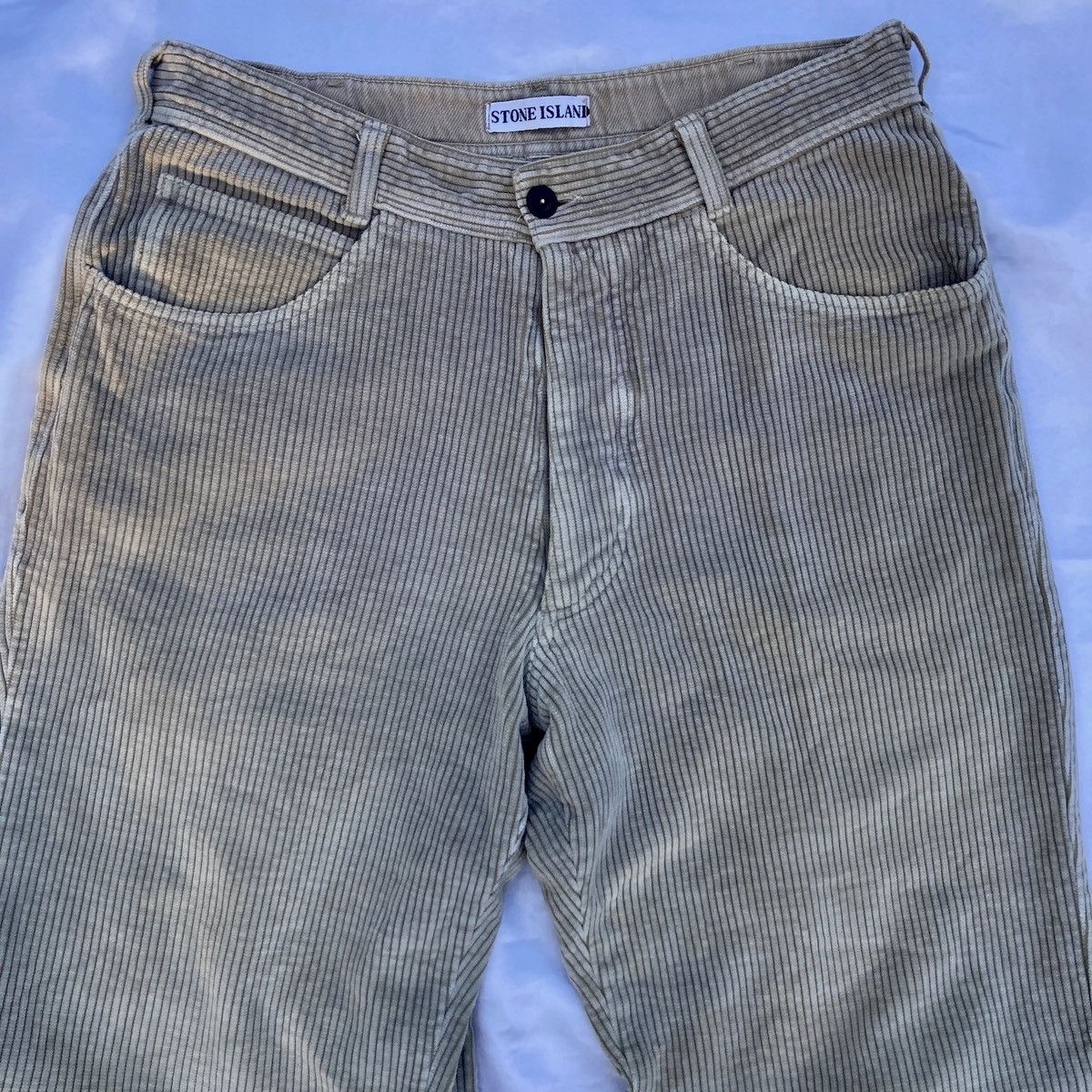C.P. Company × Stone Island Vintage 90s Stone Island Marina Corduroy Pants Size US 32 / EU 48 - 5 Thumbnail