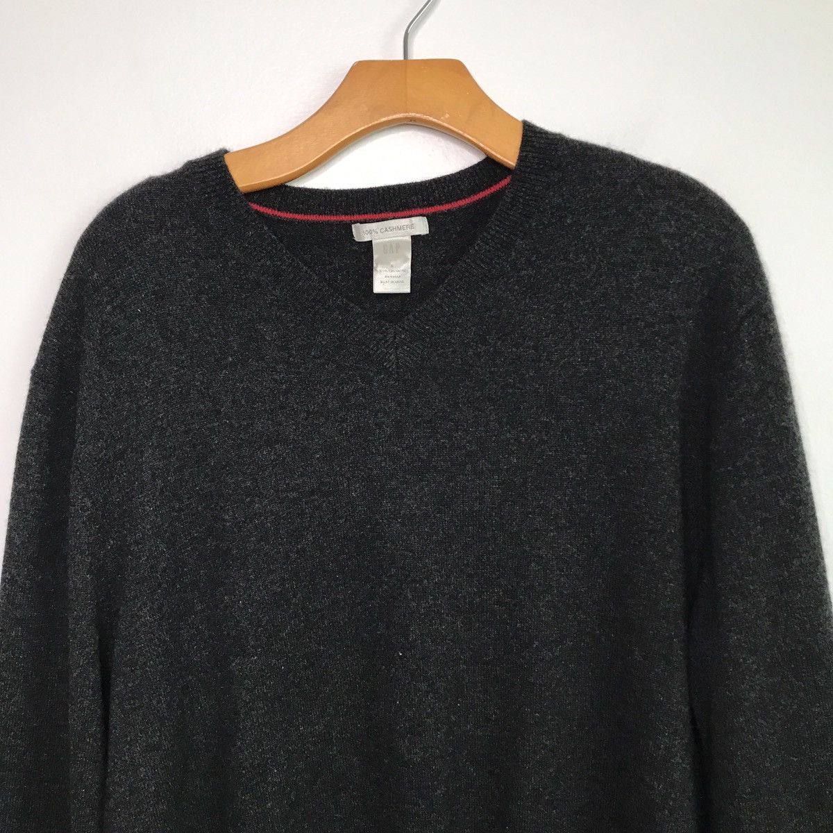 Gap GAP Cashmere Sweater Gray Long Sleeve a pullover Mens Large Size US L / EU 52-54 / 3 - 2 Thumbnail