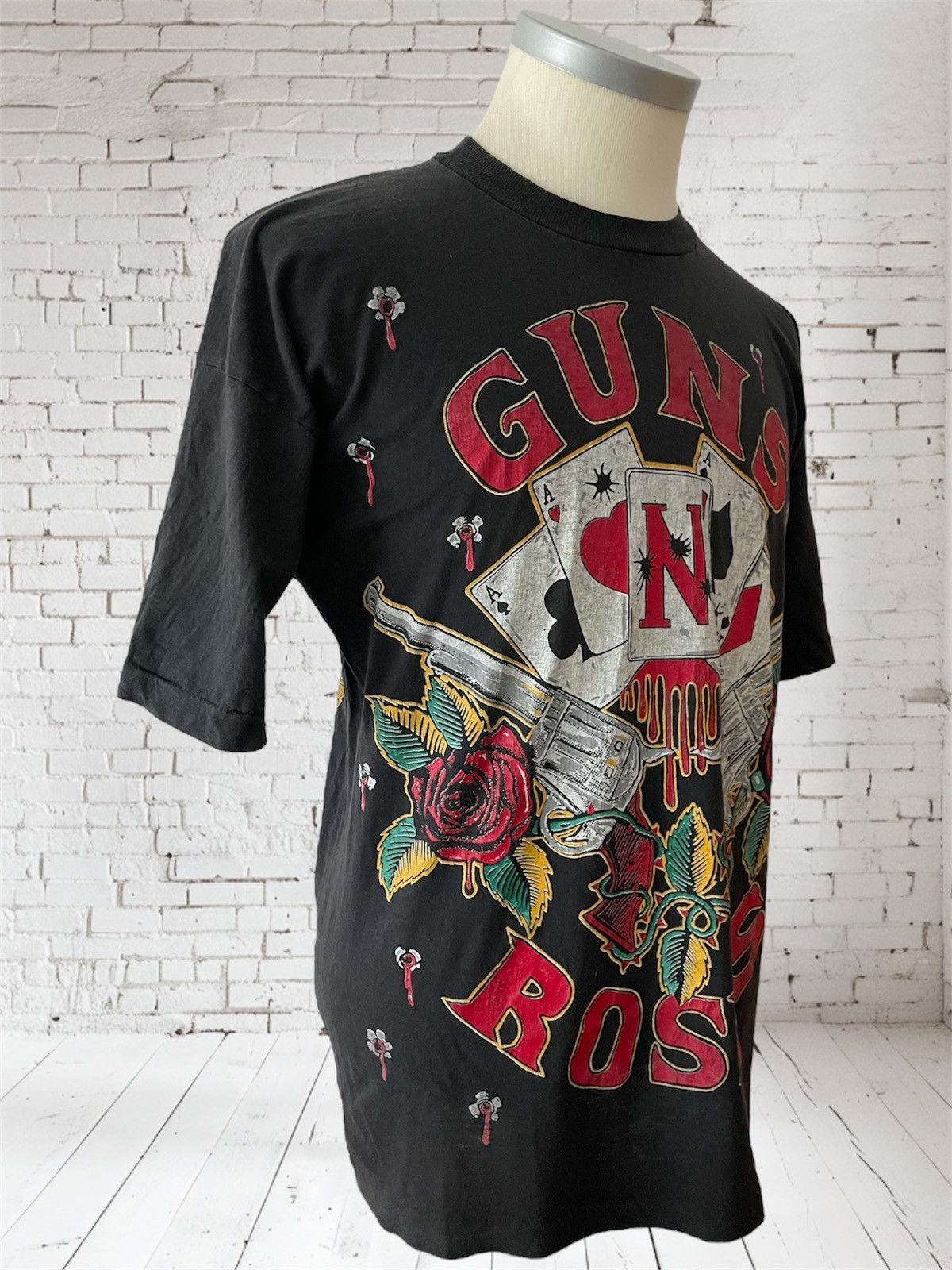 Vintage Vintage Guns N’ Roses Use Your Illusion-Era Bootleg T-Shirt Size US XXL / EU 58 / 5 - 4 Thumbnail