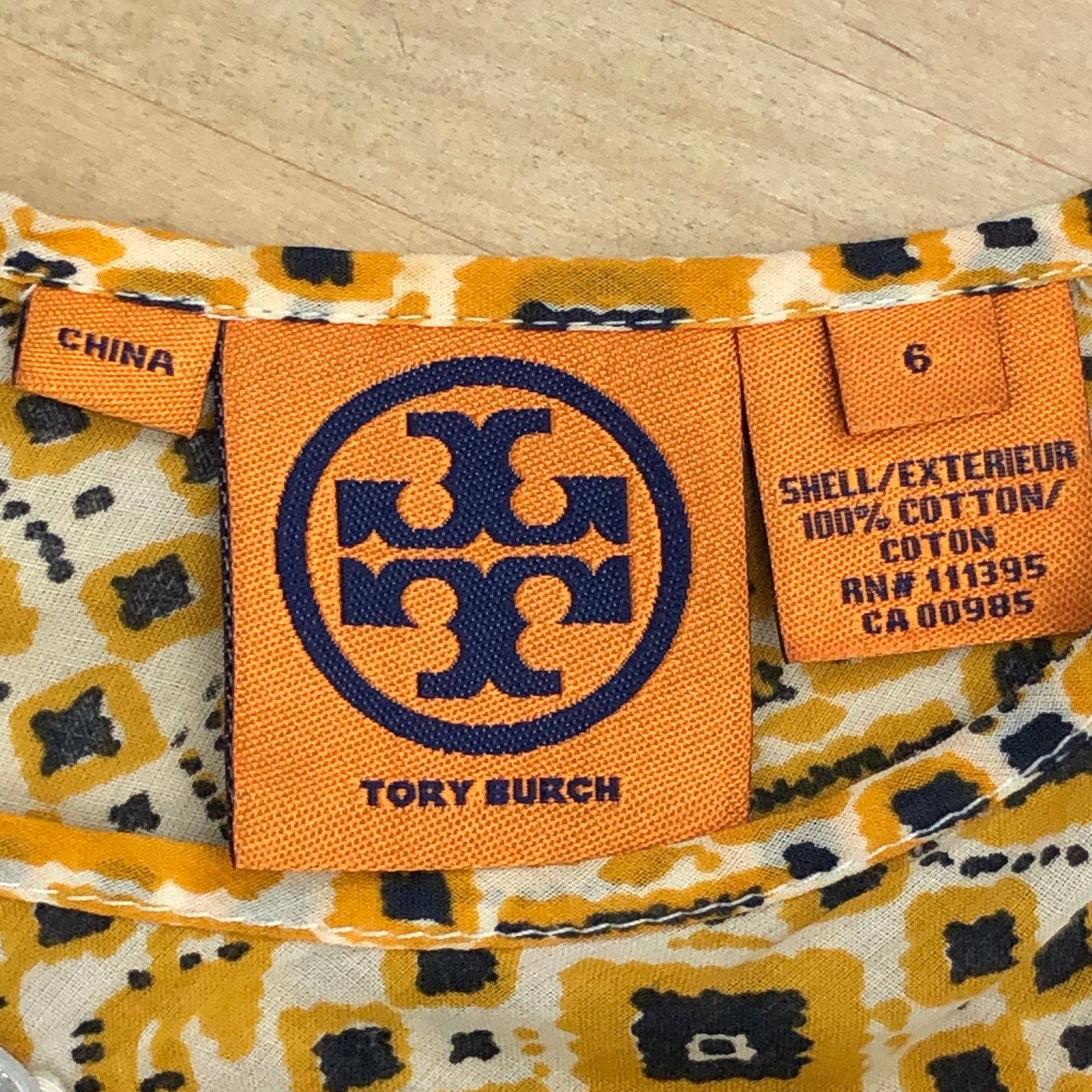 Tory Burch Tory Burch Size 6 Top Embellished Fringe Sleeveless Yellow Size M / US 6-8 / IT 42-44 - 12 Thumbnail