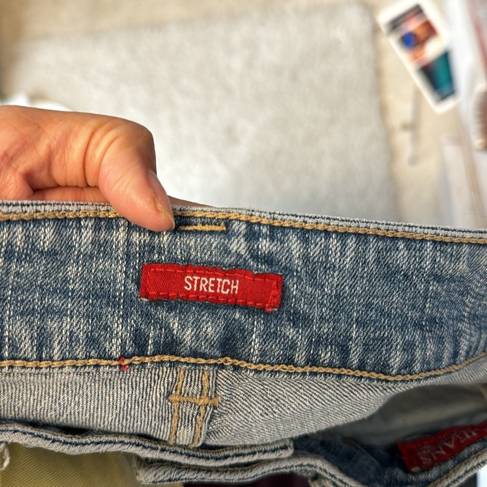 Guess Vintage Guess super low rise flare Y2K stretch jeans size 28 Size 28" / US 6 / IT 42 - 5 Thumbnail