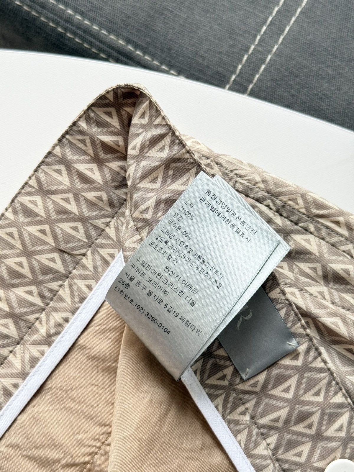 Dior Dior Oblique 100% Silk Set Monogram Beige Pants + Shirt Size US L / EU 52-54 / 3 - 15 Thumbnail