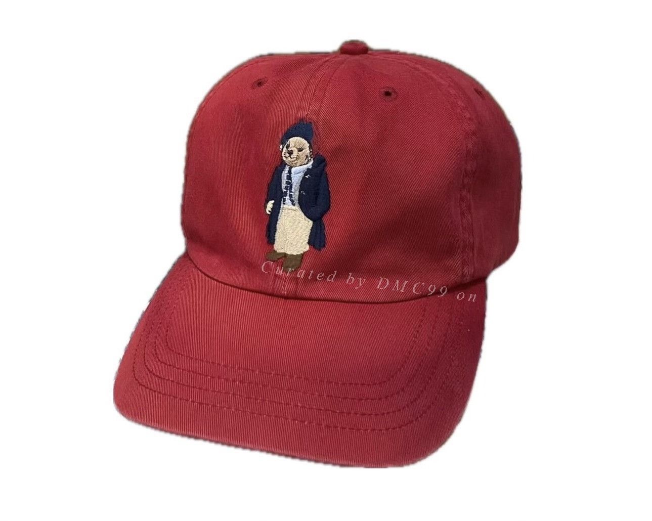 Vintage Vintage Polo Ralph Lauren 1990s Bear Red Hat Size ONE SIZE - 1 Thumbnail