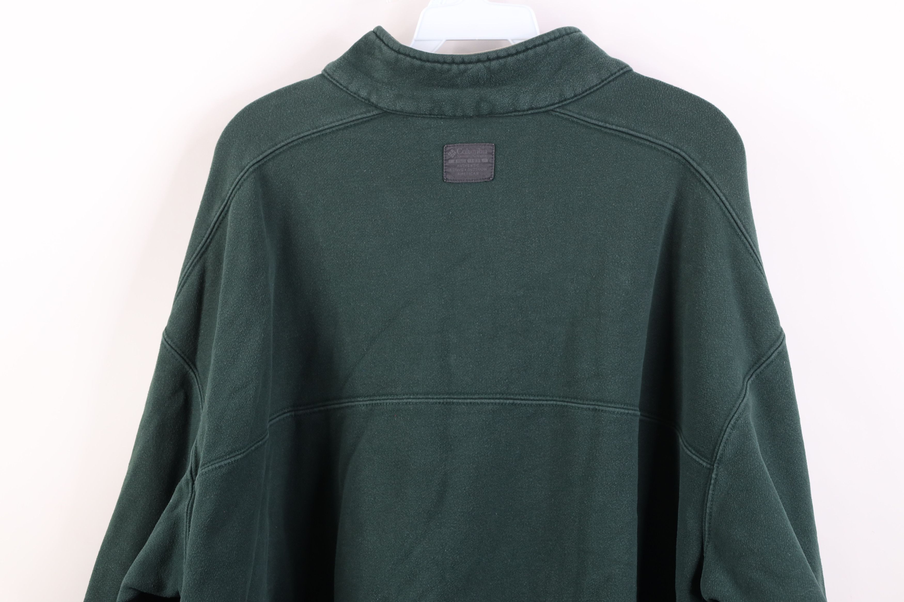 Columbia Vintage 90s Y2K Columbia Elbow Patch 1/4 Half Zip Sweatshirt Size US XXL / EU 58 / 5 - 13 Thumbnail