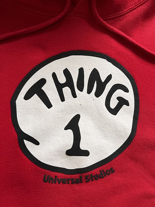 Universal Studios Dr Seuss Thing 1 Hoodie | Grailed