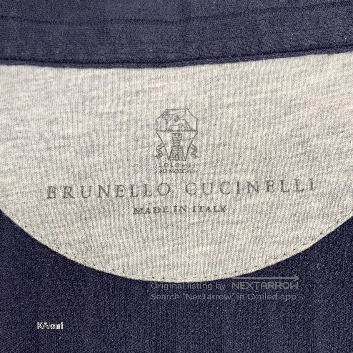 Brunello Cucinelli Blue Ribbed Short Sleeve Polo Shirt. Size US L / EU 52-54 / 3 - 6 Thumbnail