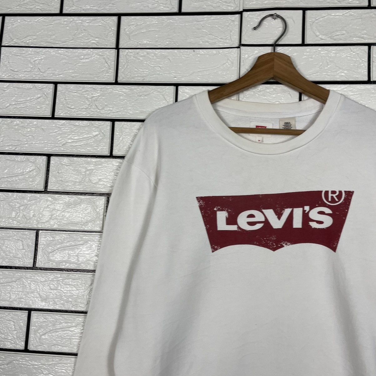 Levi's Levis Big Logo Crewneck Sweatshirt Size US M / EU 48-50 / 2 - 6 Thumbnail