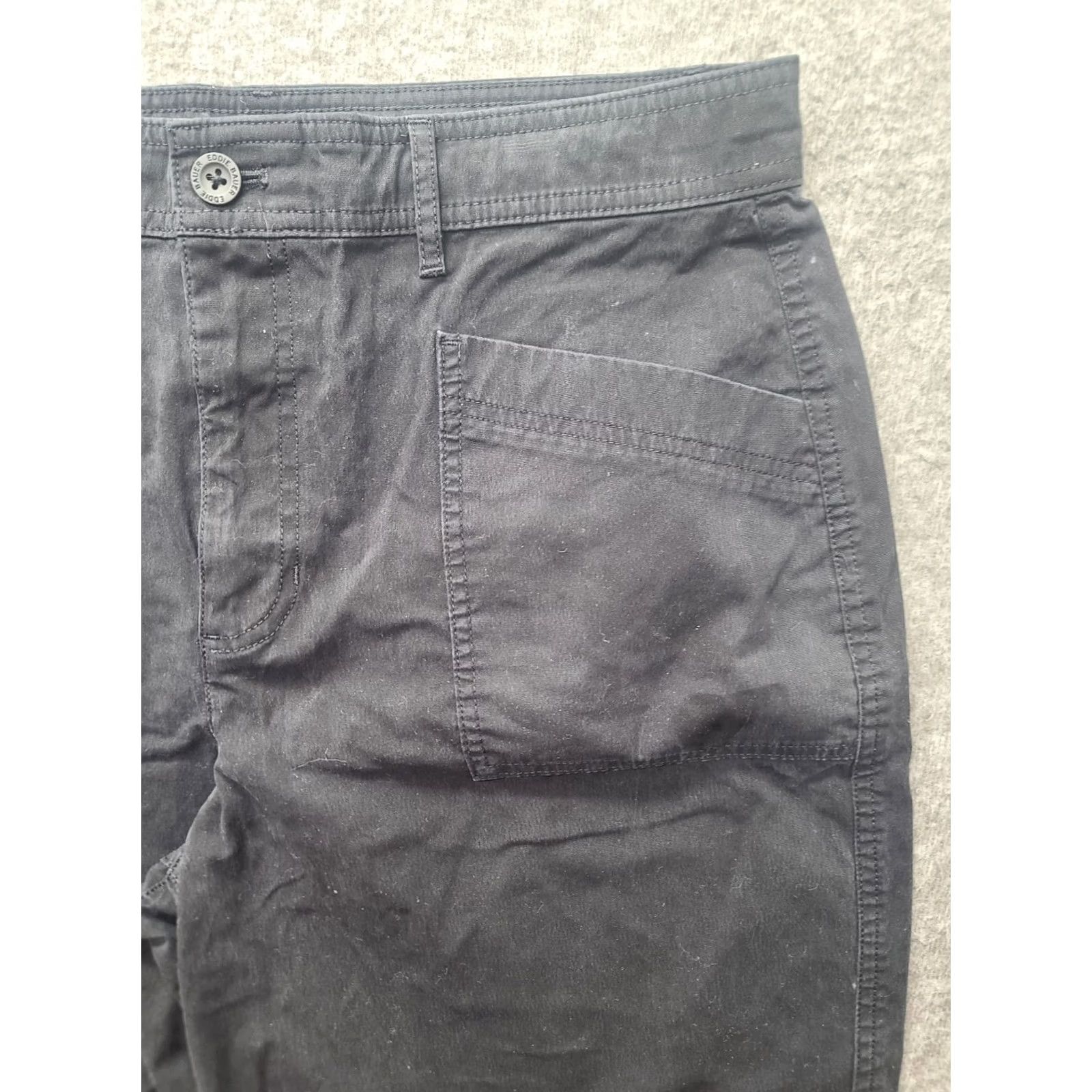 Eddie Bauer Eddie Bauer Pants Womens 12 Cropped Active Fit Outdoors Hiking First Ascent Twill Size 34" / US 12 / IT 48 - 6 Thumbnail