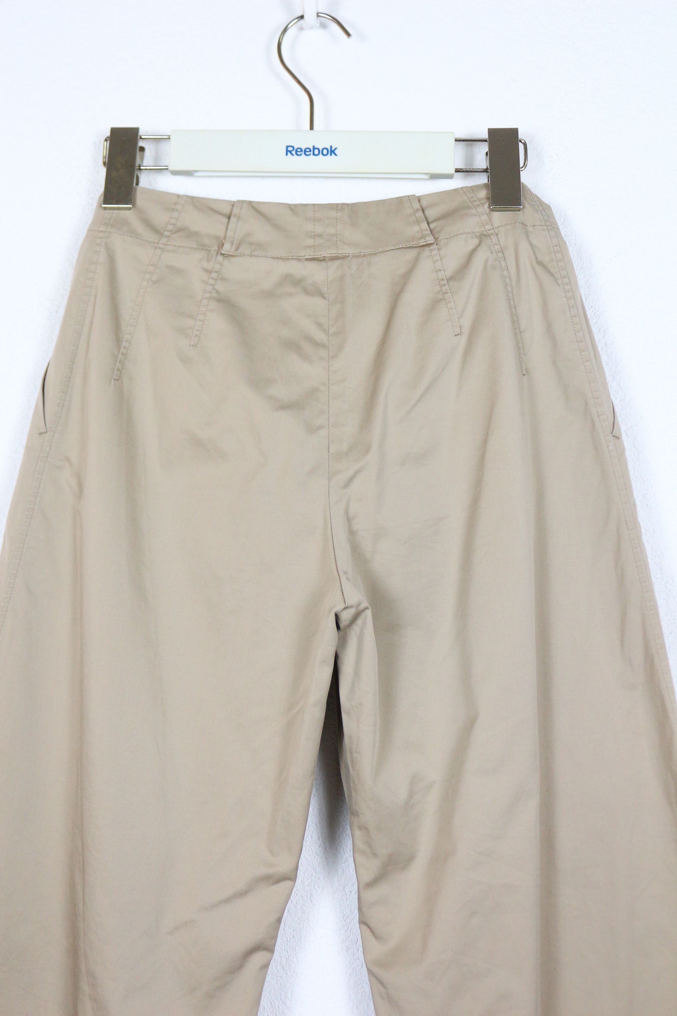 Jil Sander Jil Sander Beige Wide Trousers Pants Y2K Size 24" / US 00 / IT 34 - 8 Thumbnail