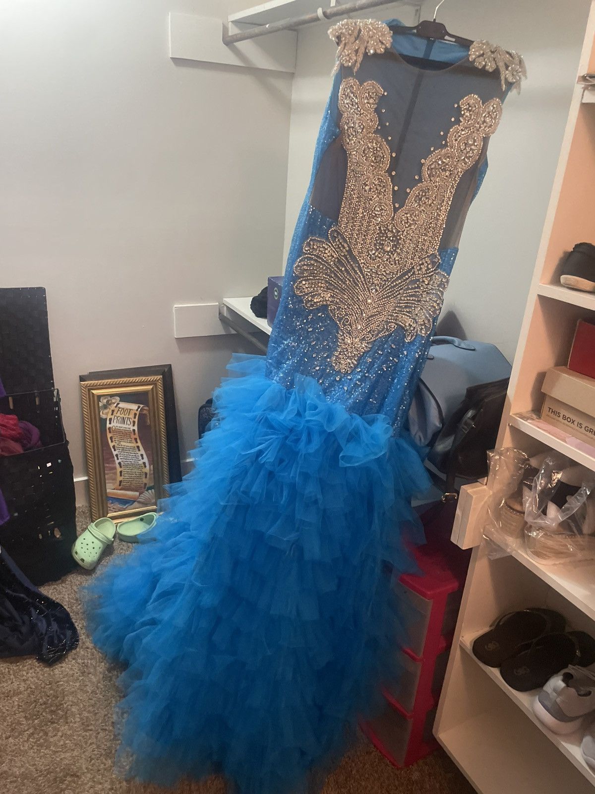 Designer Prom dress Size XXL / US 16-18 / IT 52-54 - 1 Thumbnail