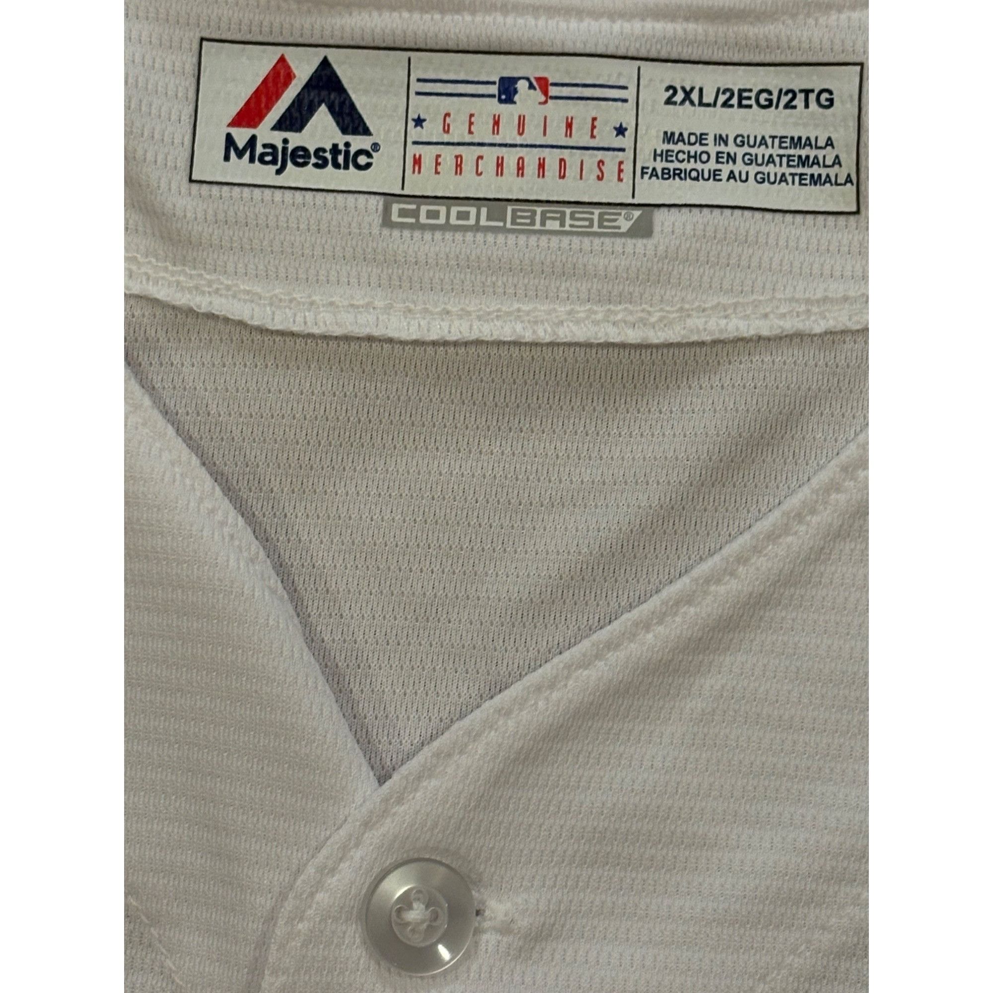 Majestic Majestic Milwaukee Brewers Cool Base MLB Baseball Jersey Whi Size US XXL / EU 58 / 5 - 7 Thumbnail