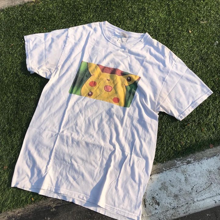 Anime × Japanese Brand × Pokemon Vintage Pokemon Tee Pikachu iconic icon In Fruit of the loo Size US M / EU 48-50 / 2 - 4 Thumbnail