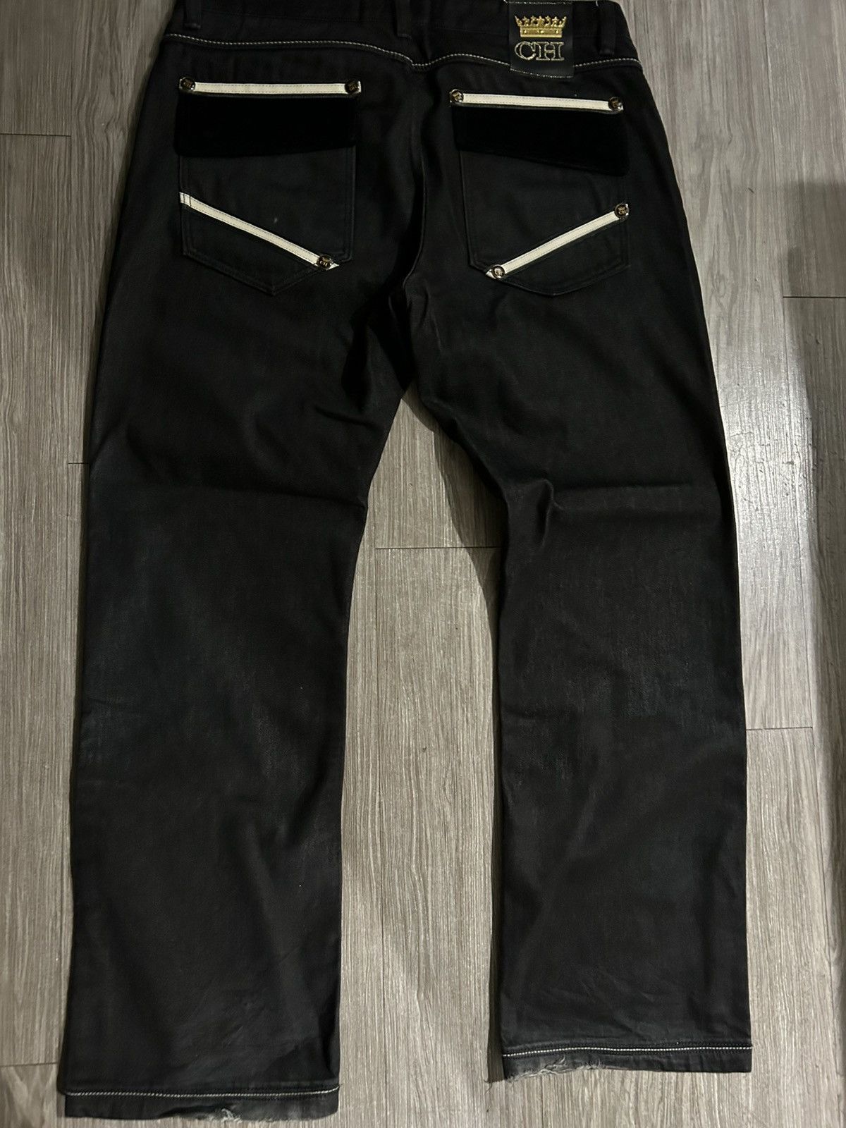 Other Black Raw Denim Size US 38 / EU 54 - 2 Thumbnail