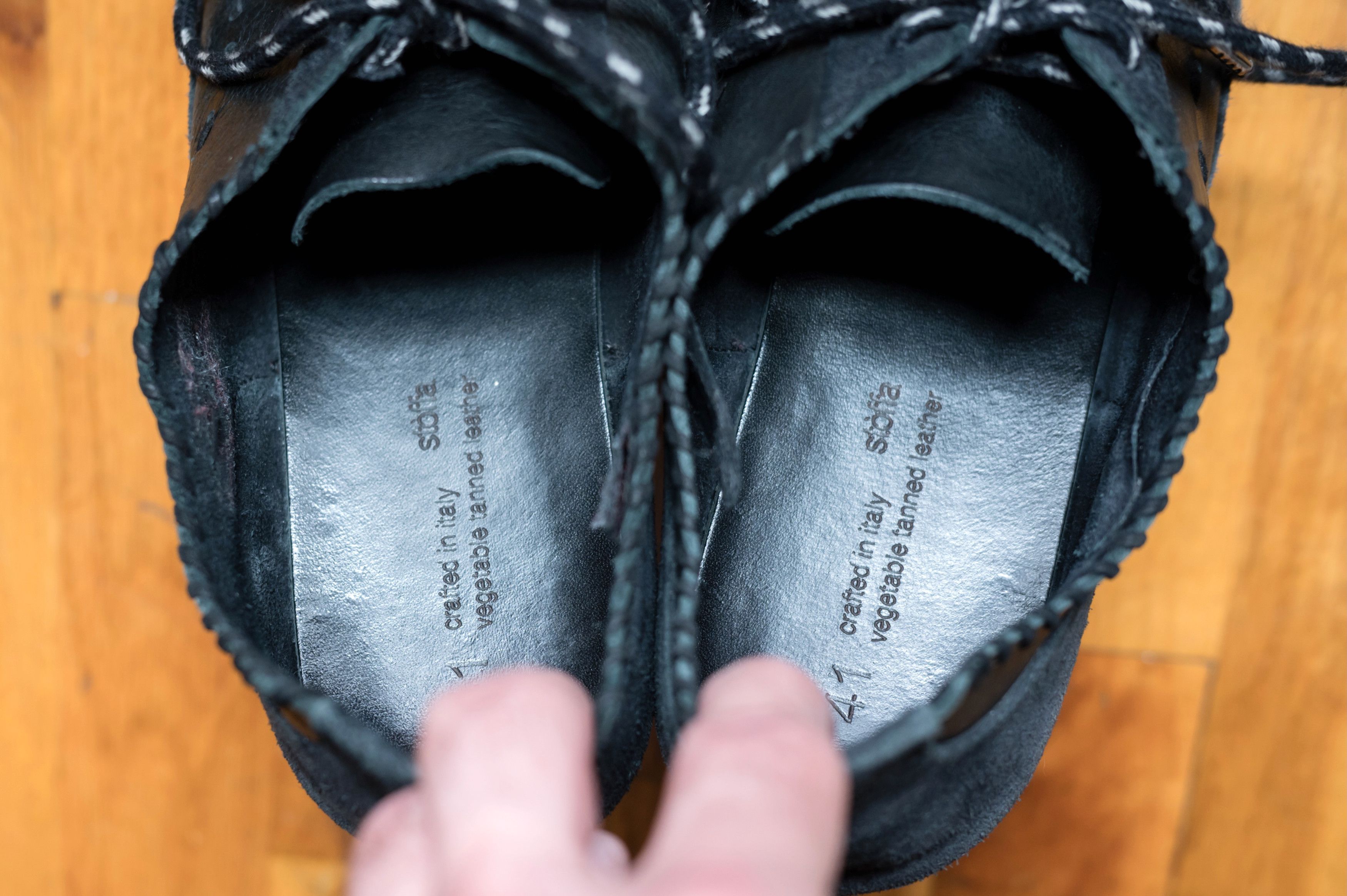 Stoffa Stoffa Special Edition Leather and Suede Trainer - Size 9.5 Size US 9.5 / EU 42-43 - 8 Thumbnail