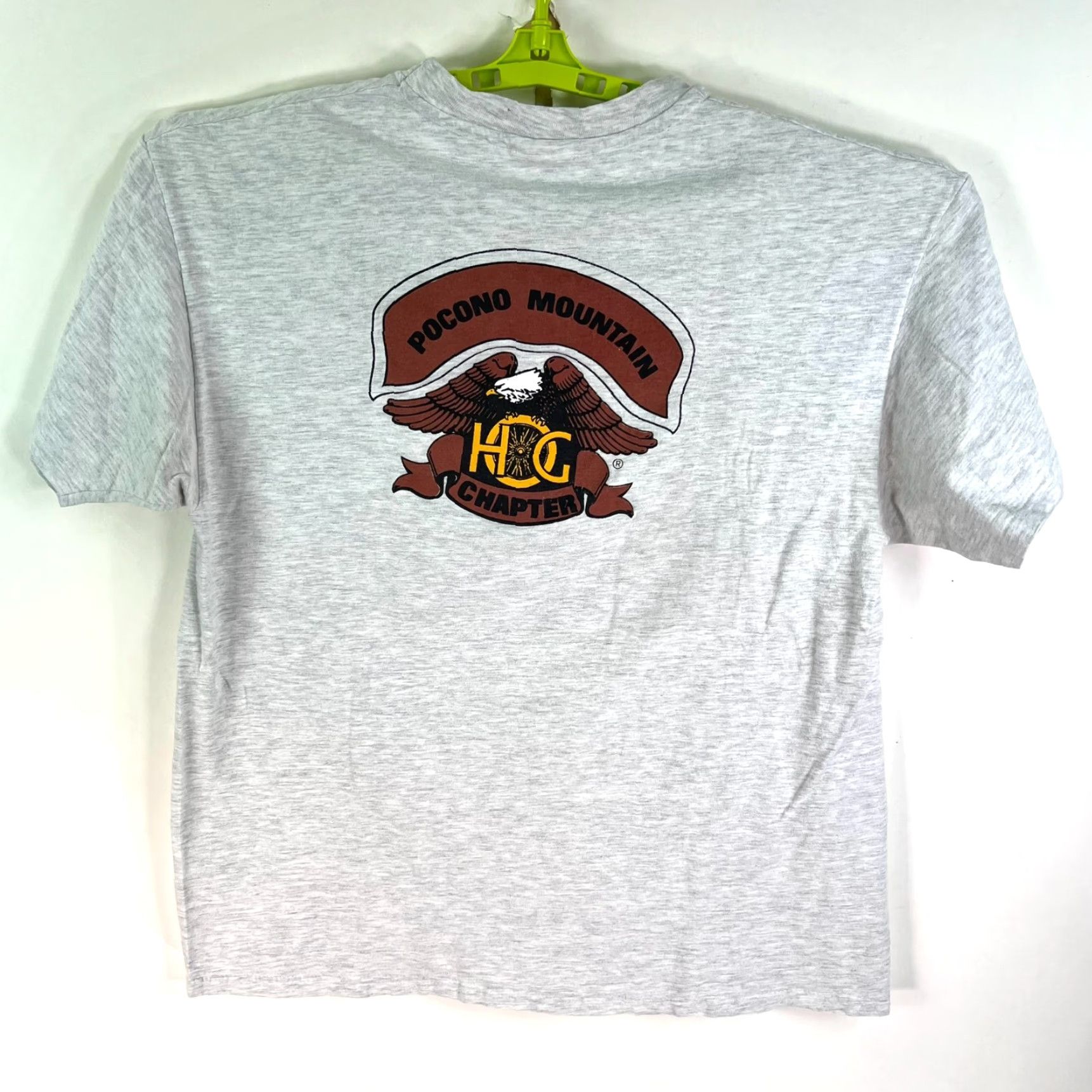 Harley Davidson Harley-Davidson T Shirt Mens Pocono HOG Chapter XL Gray Short Sleeve Size US XL / EU 56 / 4 - 4 Thumbnail