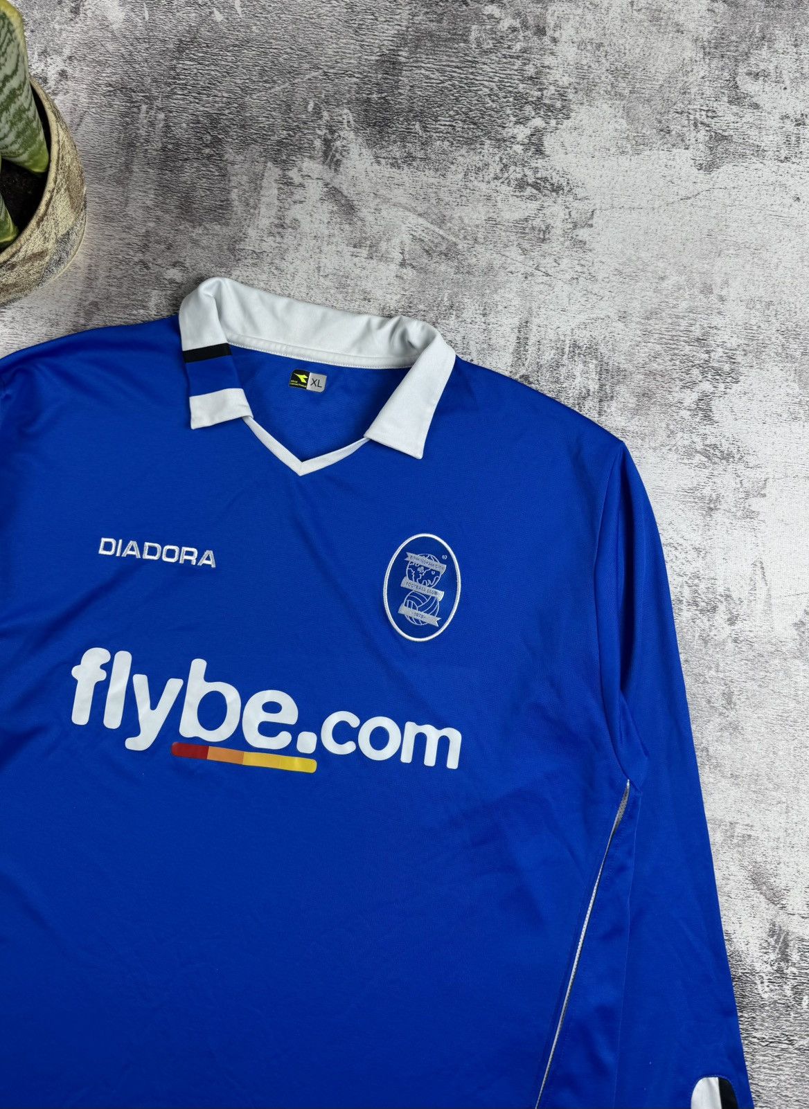 Diadora F.C Birmingham City 2004/2005 Home Longsleeve Shirt Jersey Size US XL / EU 56 / 4 - 5 Thumbnail