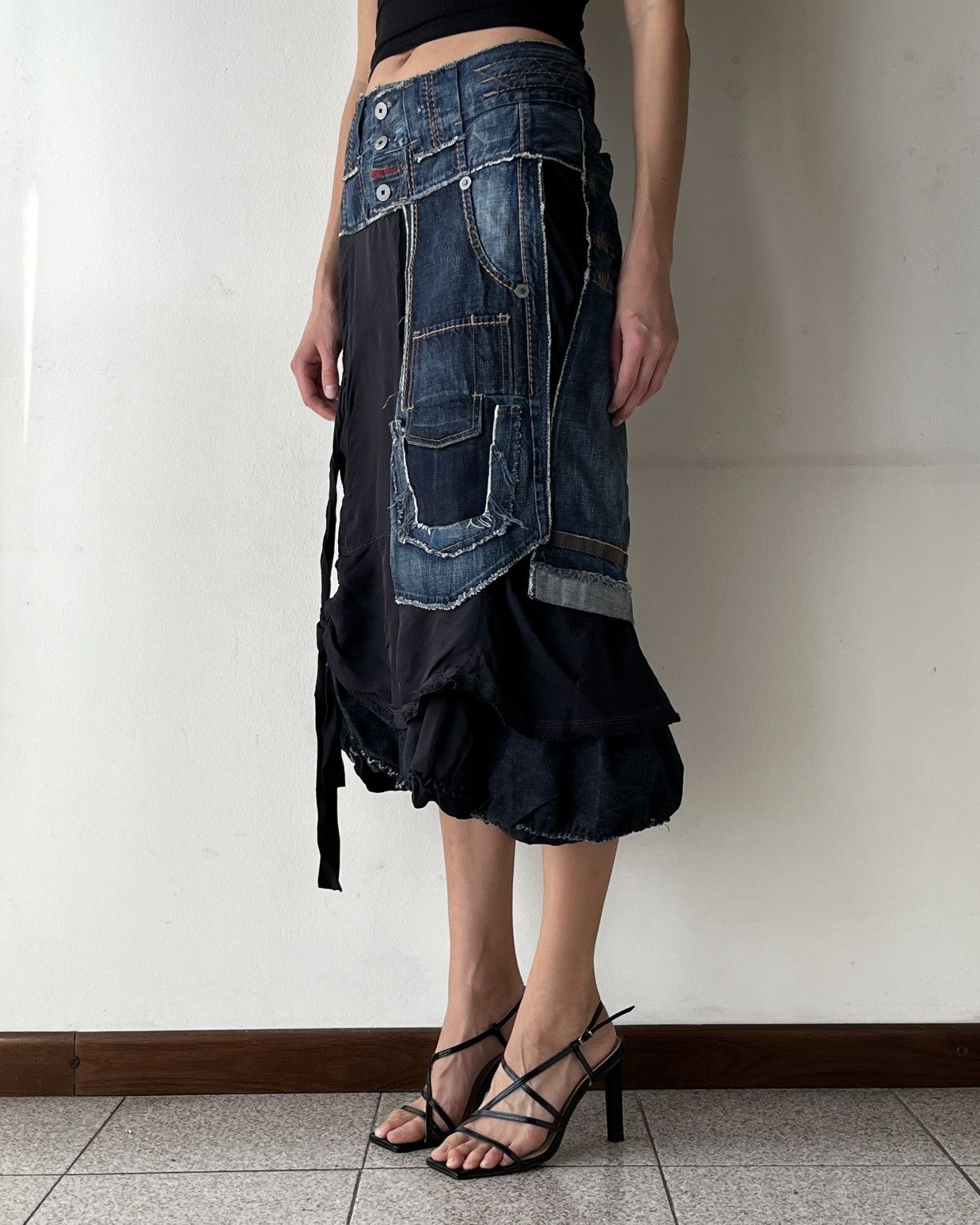 Marithe + Francois Girbaud Marithé & François Girbaud denim skirt Size 27" / US 4 / IT 40 - 7 Thumbnail