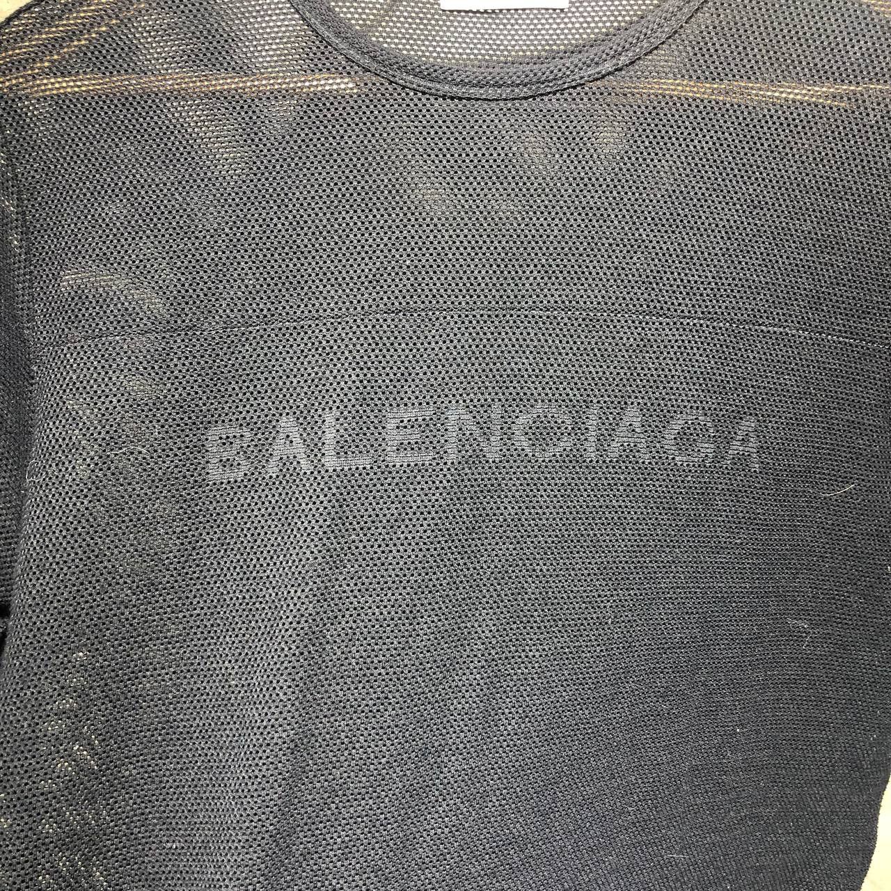 Balenciaga Balenciaga Net See Through Tee Size US M / EU 48-50 / 2 - 4 Thumbnail
